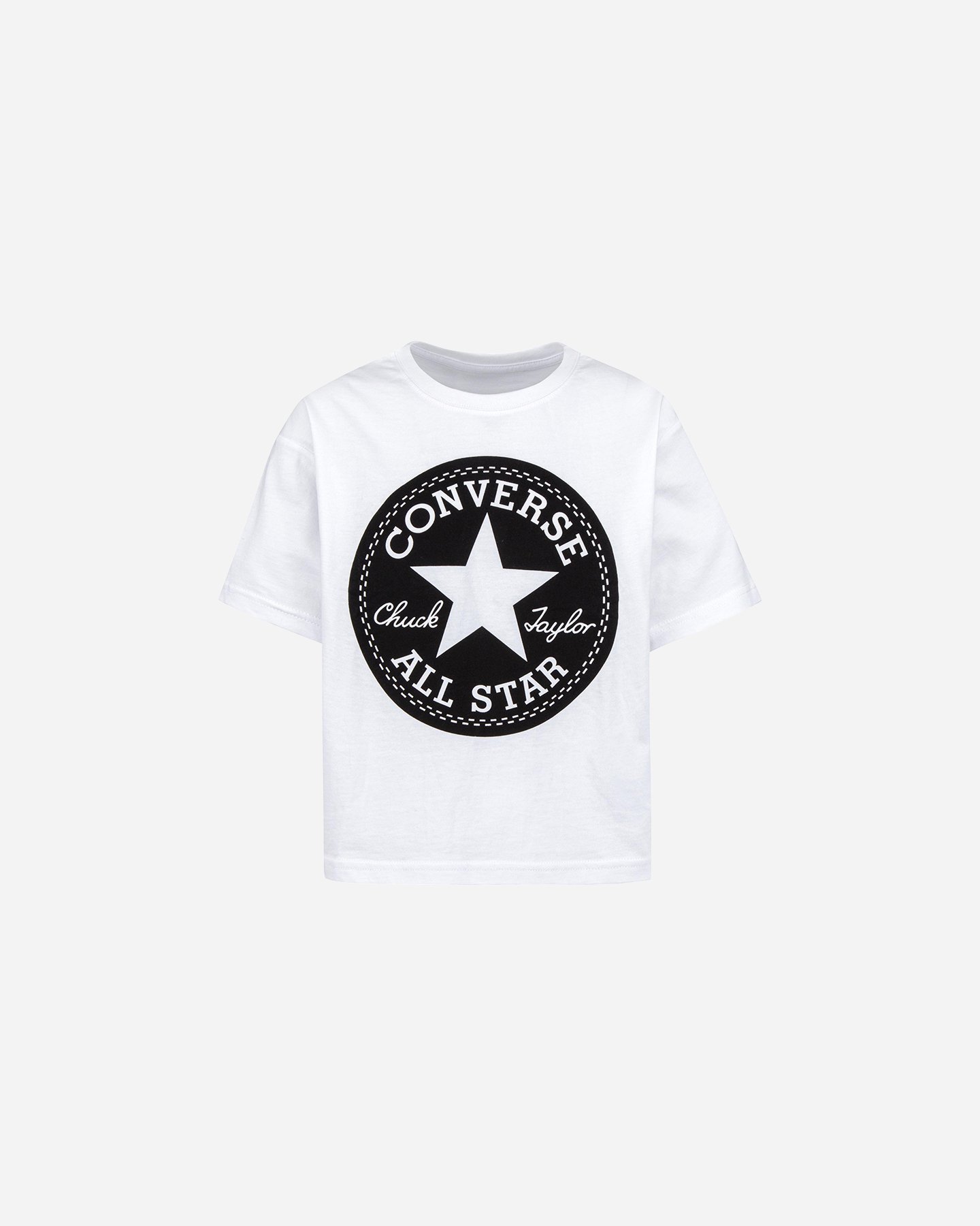 T-shirt CONVERSE PATCH BOXY JR - Bianco - 0 | Cisalfa Sport