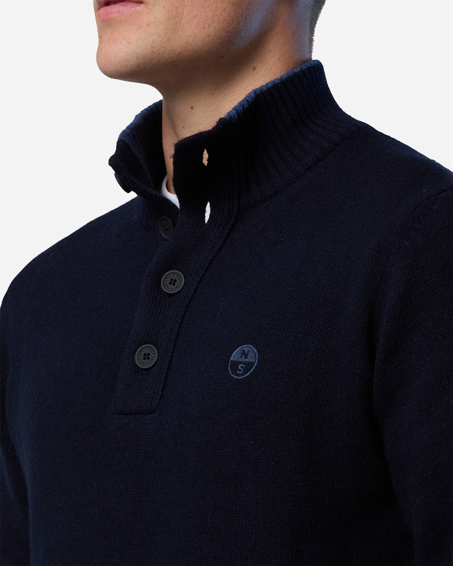 Maglione North Sails Half Buttons M 6997810802 Cisalfa Sport - Main Image
