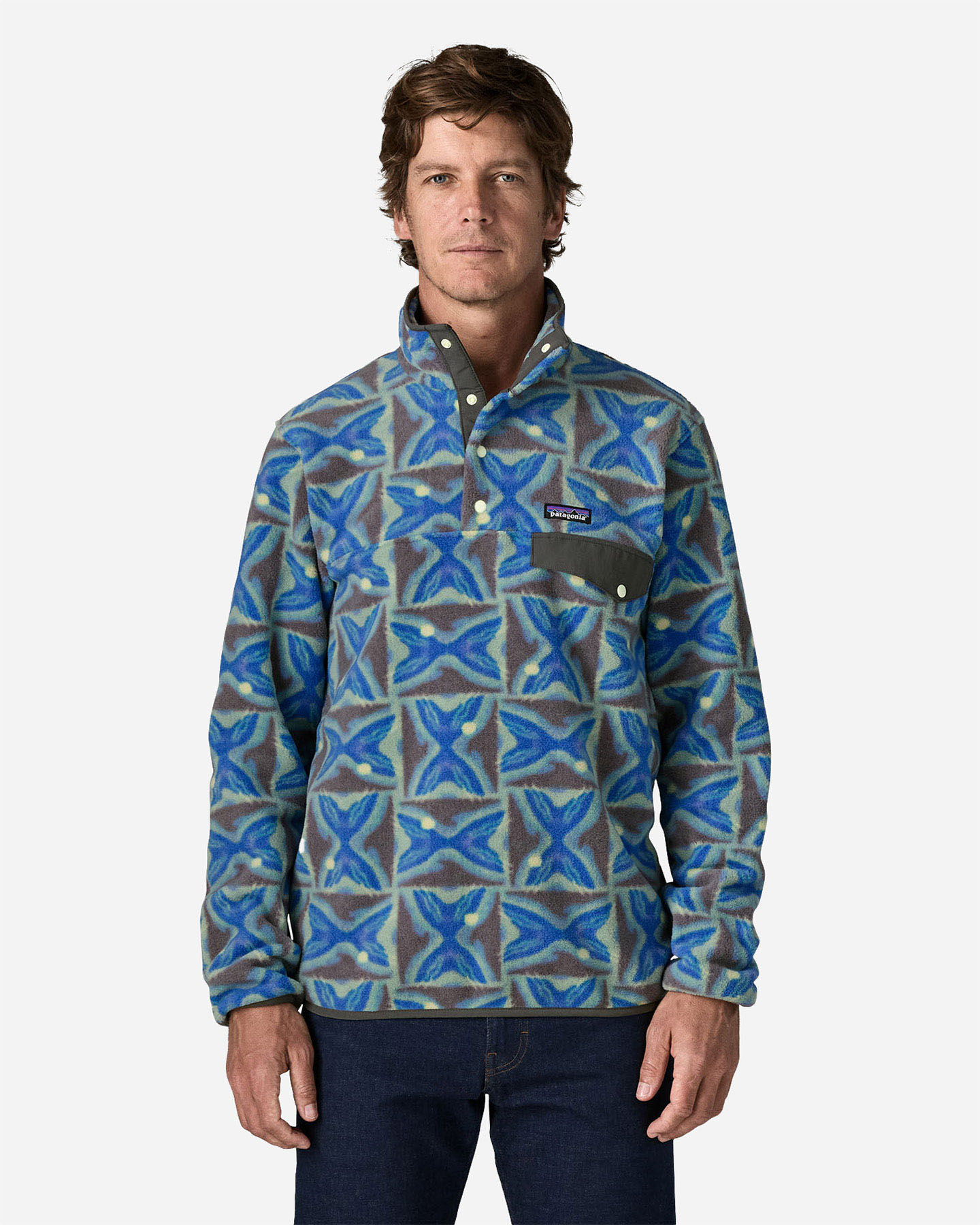 Pile PATAGONIA LIGHTWEIGHT SYNCHILLA SNAP-T M - Grigio - 1 | Cisalfa Sport