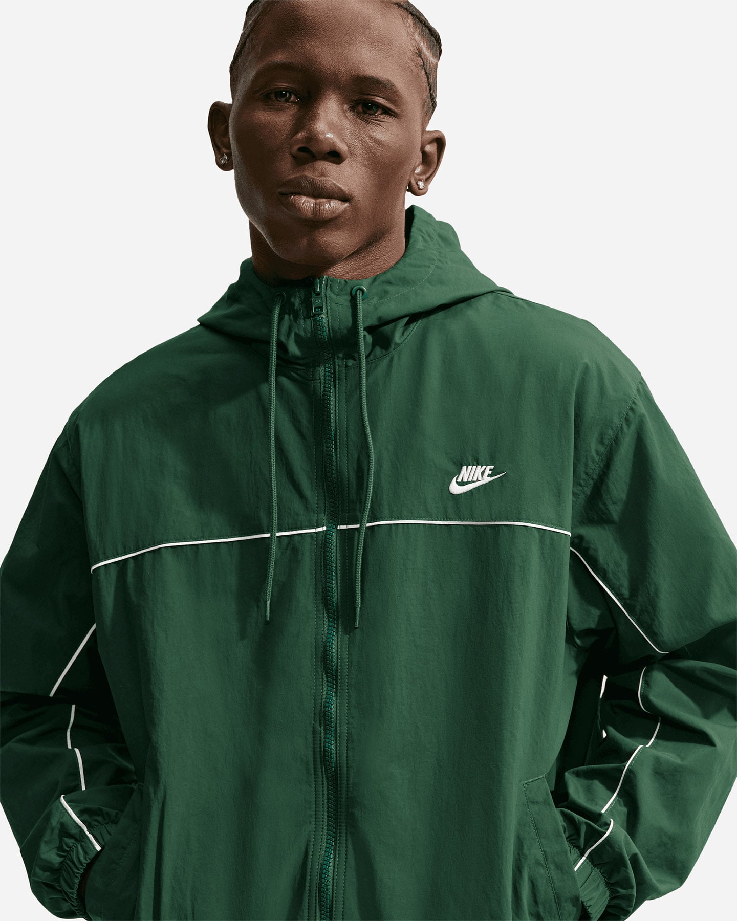 Giacca NIKE CLUB M - Verde - 3 | Cisalfa Sport
