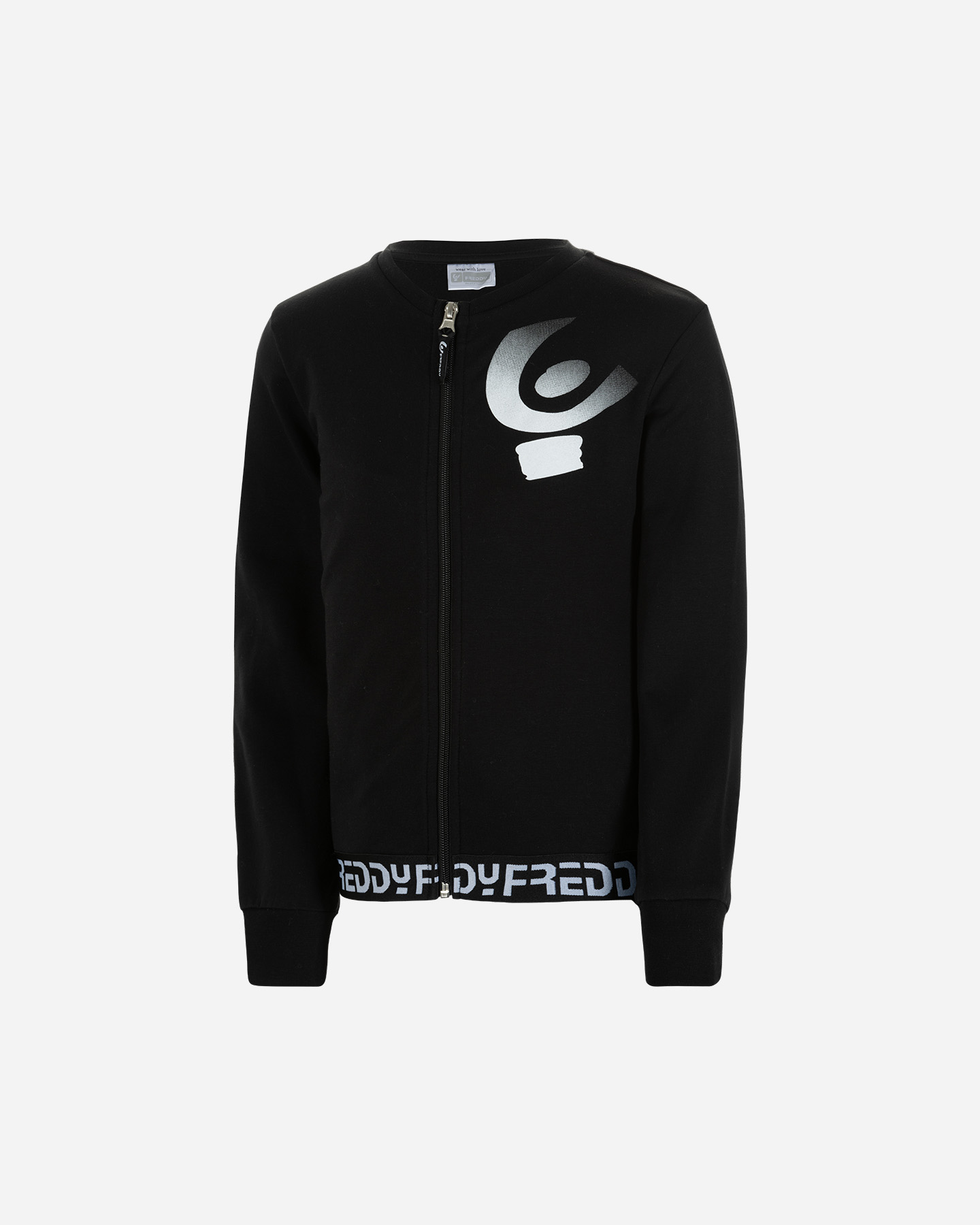 Felpa FREDDY CHANEL RISE JR - Nero - 0 | Cisalfa Sport