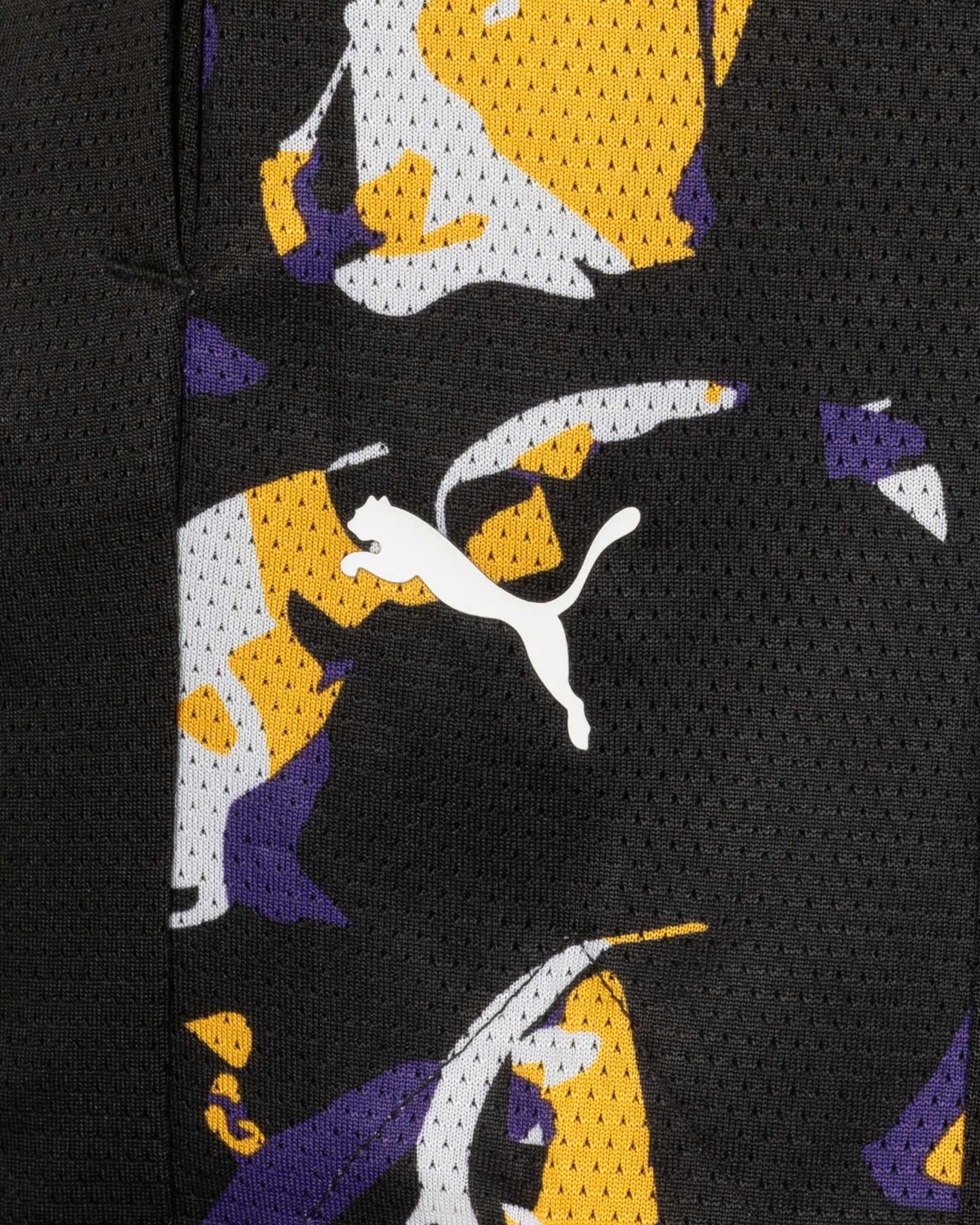 Pantaloncini PUMA PRINTED JR - Nero - 2 | Cisalfa Sport