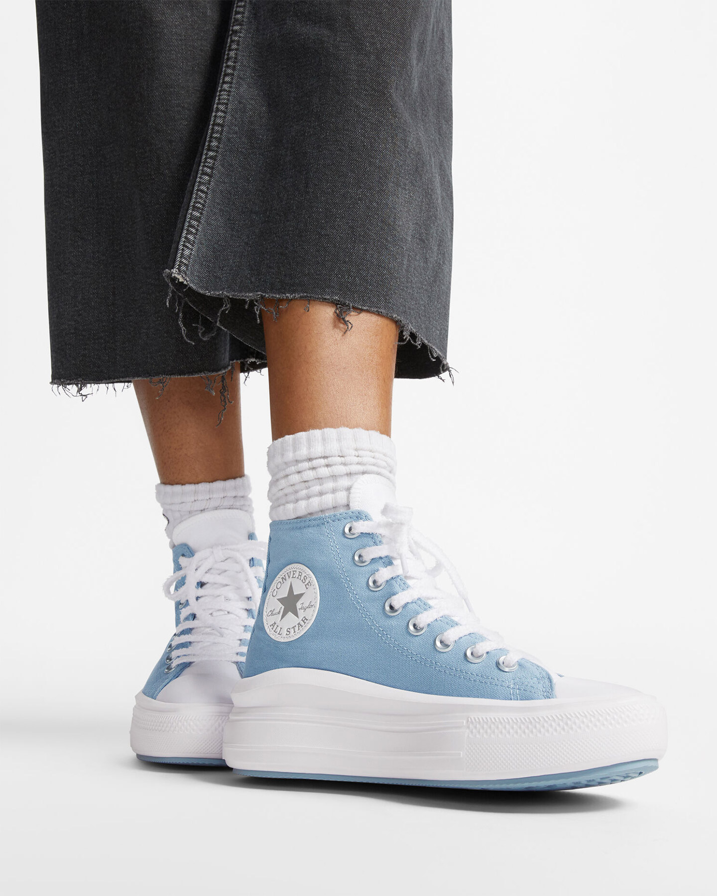 Scarpe sneakers CONVERSE CHUCK TAYLOR ALL STAR MOVE PLATFORM CX W - Grigio - 5 | Cisalfa Sport