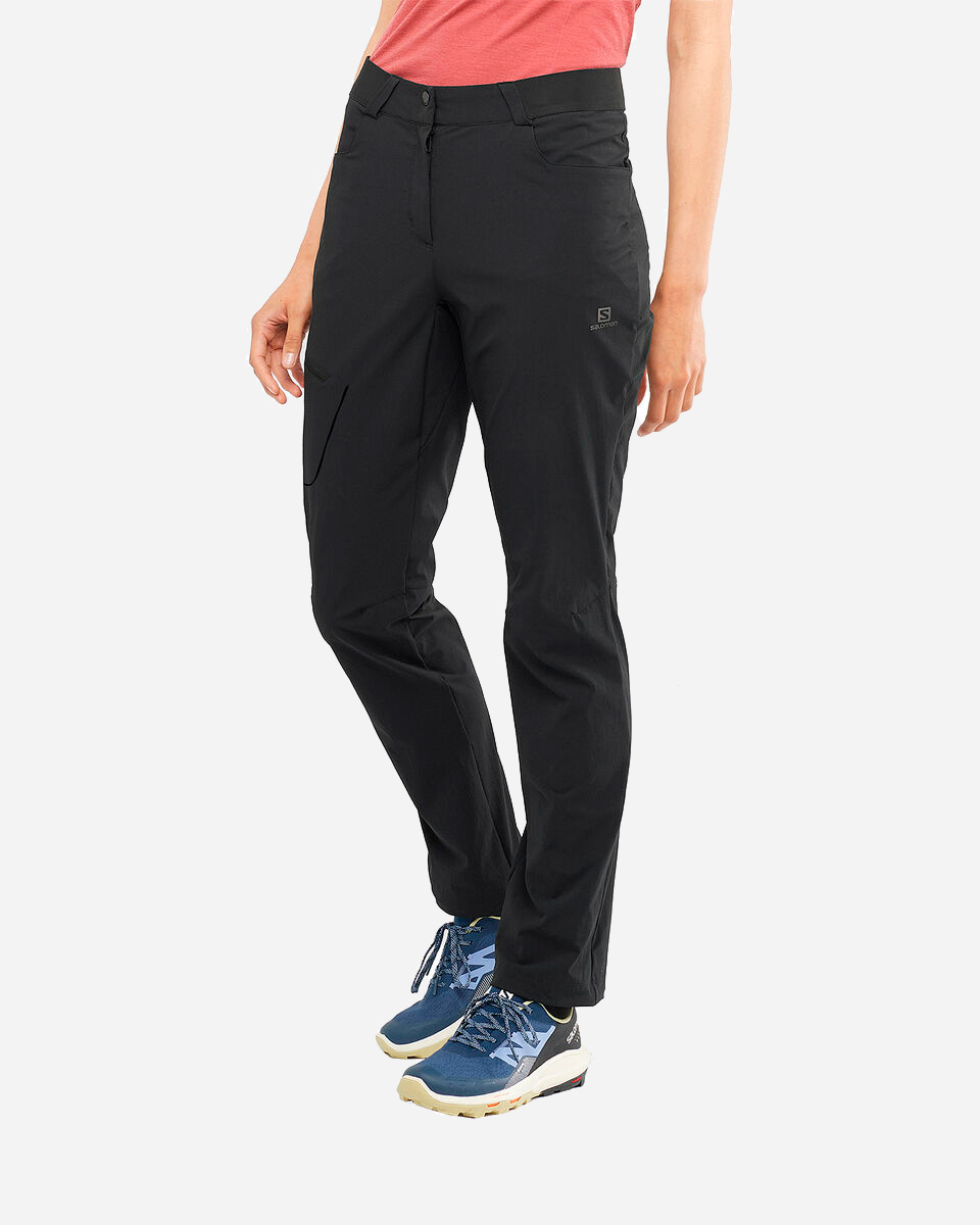 Pantalone outdoor SALOMON WAYFARER W - Nero - 1 | Cisalfa Sport