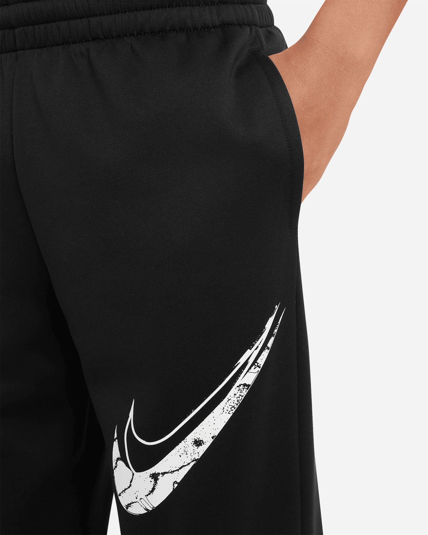 Pantalone NIKE THERMA SMOKE JR - Nero - 2 | Cisalfa Sport