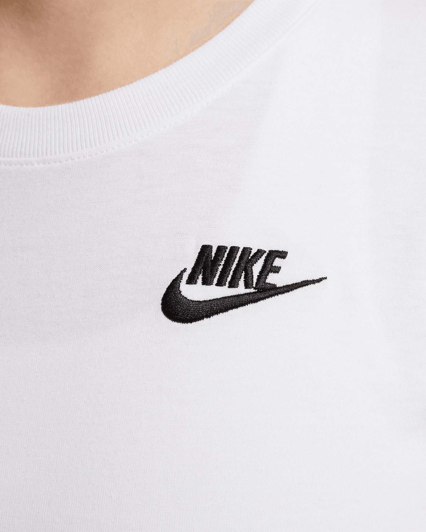 T-shirt NIKE CLUB BIG LOGO W - Bianco - 2 | Cisalfa Sport