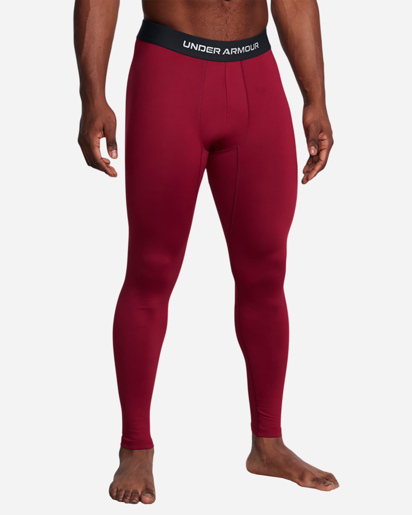 Pantalone training UNDER ARMOUR COLDGEAR ELITE M - Rosso - 2 | Cisalfa Sport