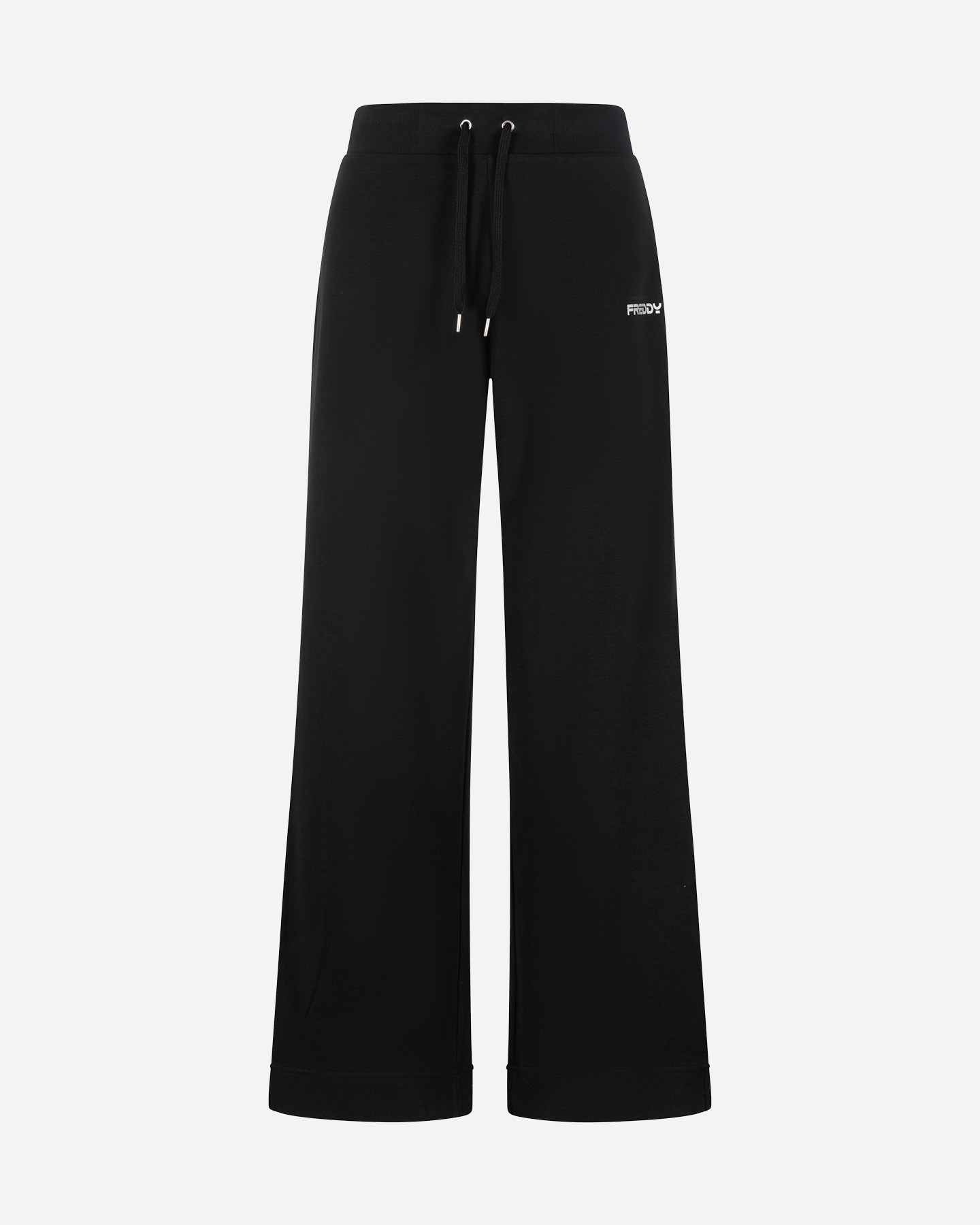 Pantalone FREDDY INTERLOCK PALAZZO W - Nero - 0 | Cisalfa Sport