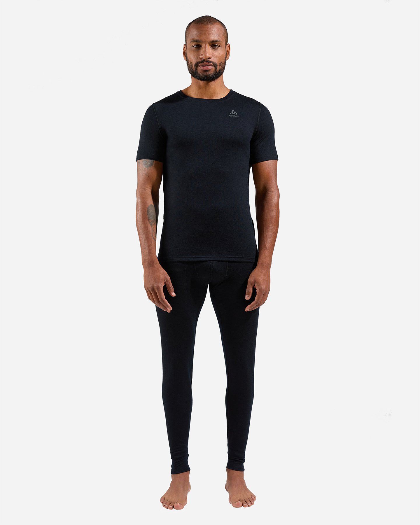 Maglia intimo tecnico ODLO MERINO 200 M - Nero - 4 | Cisalfa Sport