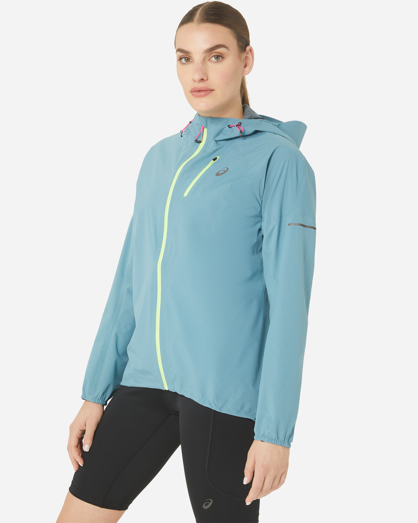 Giacca running ASICS FUJITRAIL WATERPROOF W - Blu - 2 | Cisalfa Sport
