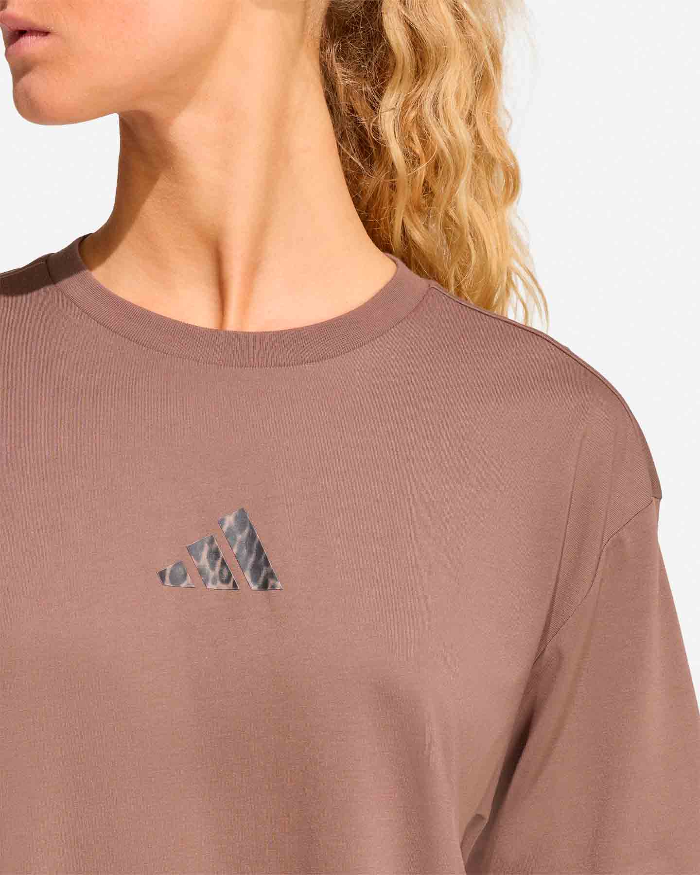 T-shirt training ADIDAS ANIMAL TRAINING GEPHIC W - Marrone - 4 | Cisalfa Sport