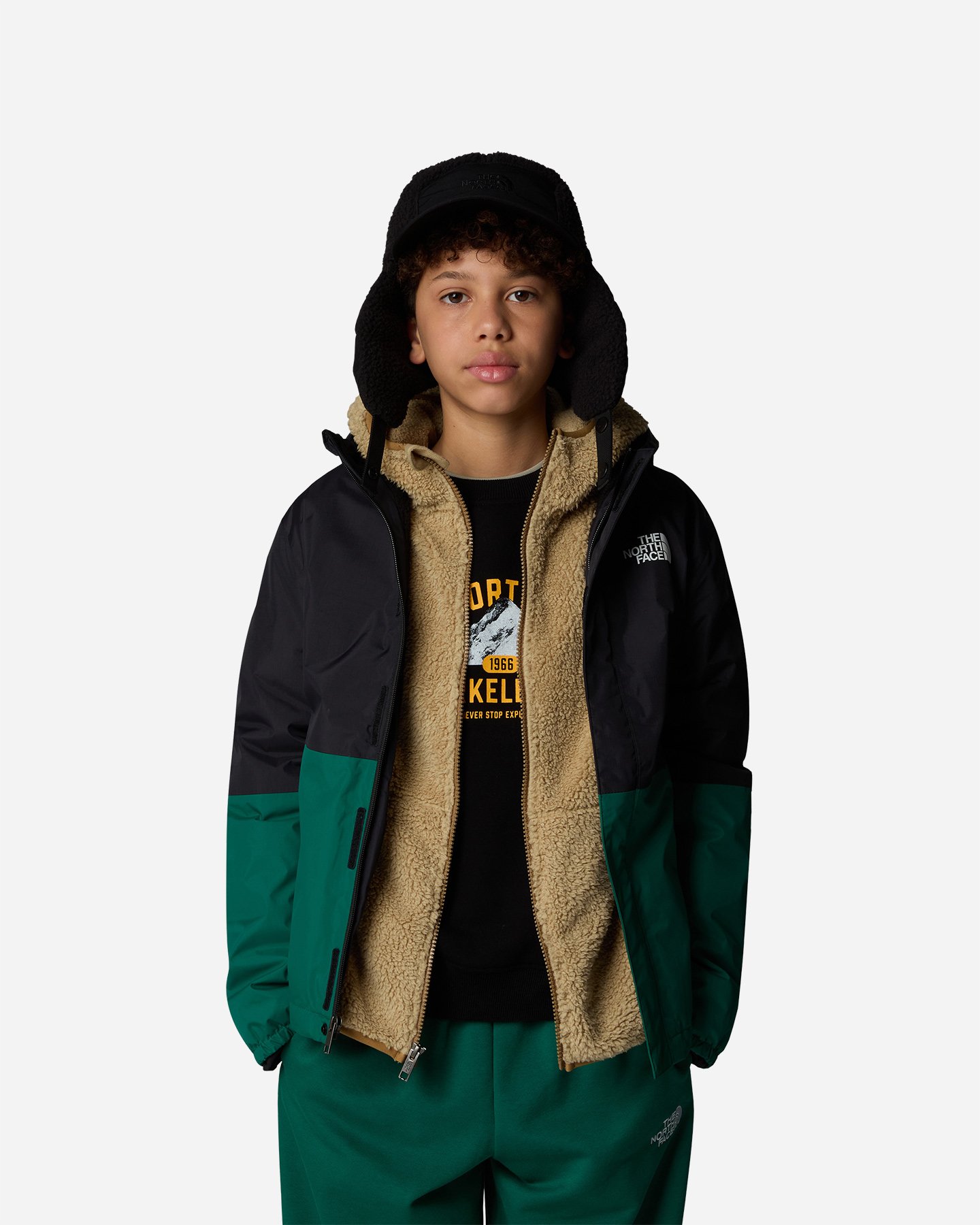 Giubbotto THE NORTH FACE ANTORA RAIN JR - Nero - 3 | Cisalfa Sport