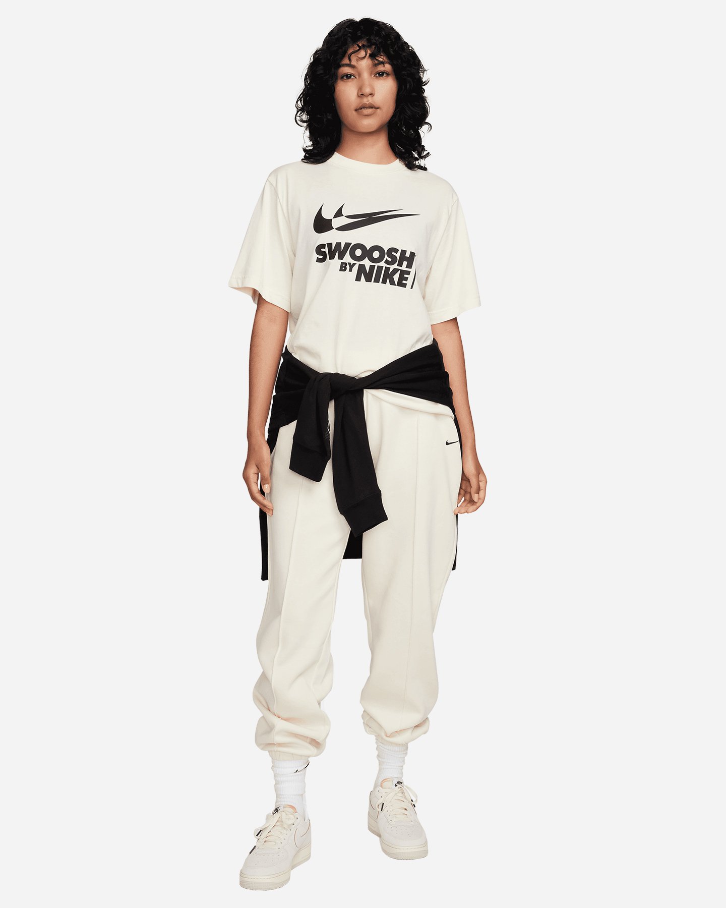T-shirt NIKE SWOOSH W - Bianco - 5 | Cisalfa Sport
