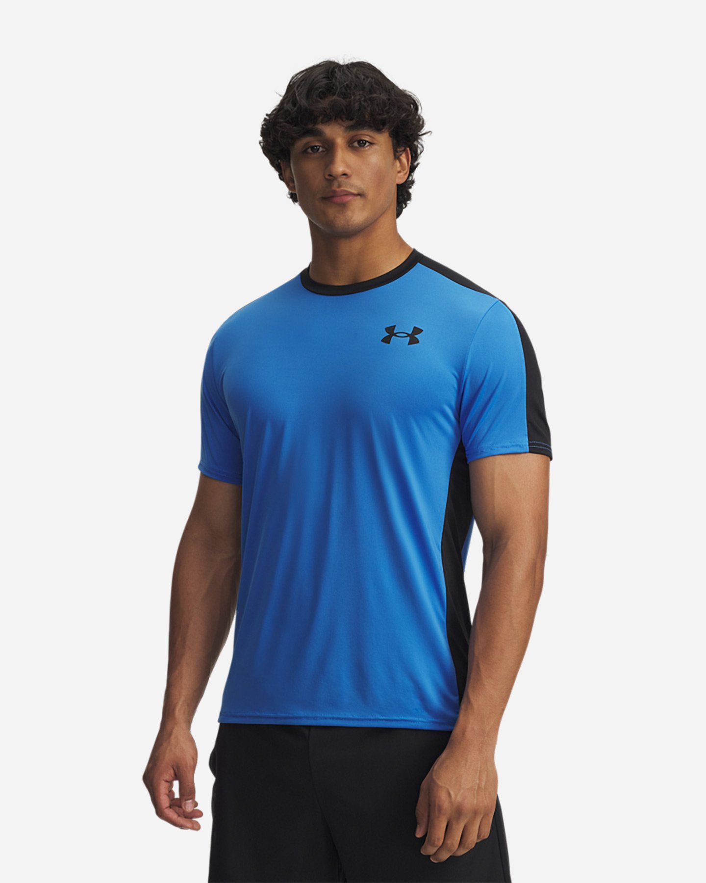 T-shirt training UNDER ARMOUR HEATGEAR WORDMARK M - Blu - 0 | Cisalfa Sport
