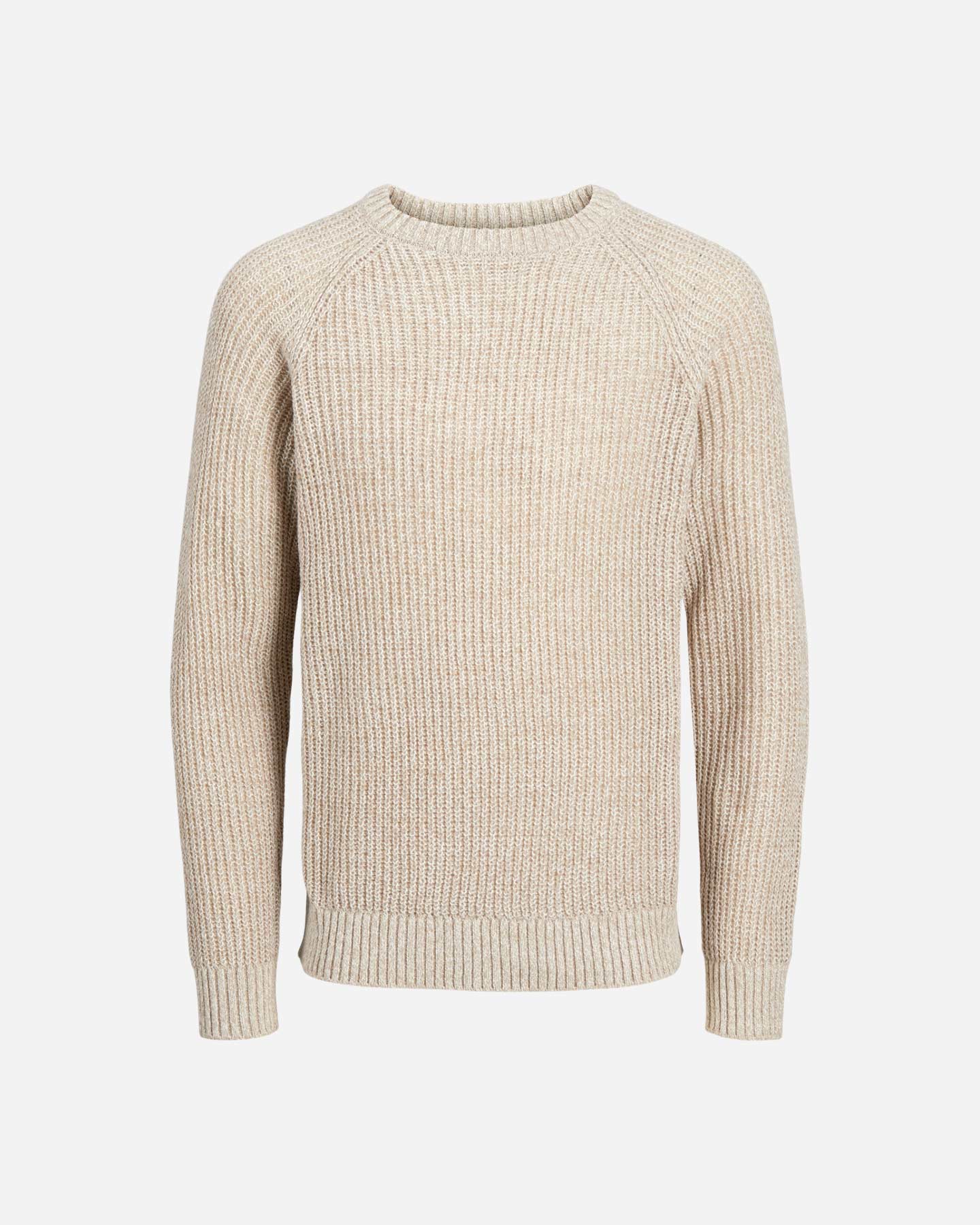 Maglione JACK & JONES SPALLA RAGLAN M - Beige - 0 | Cisalfa Sport