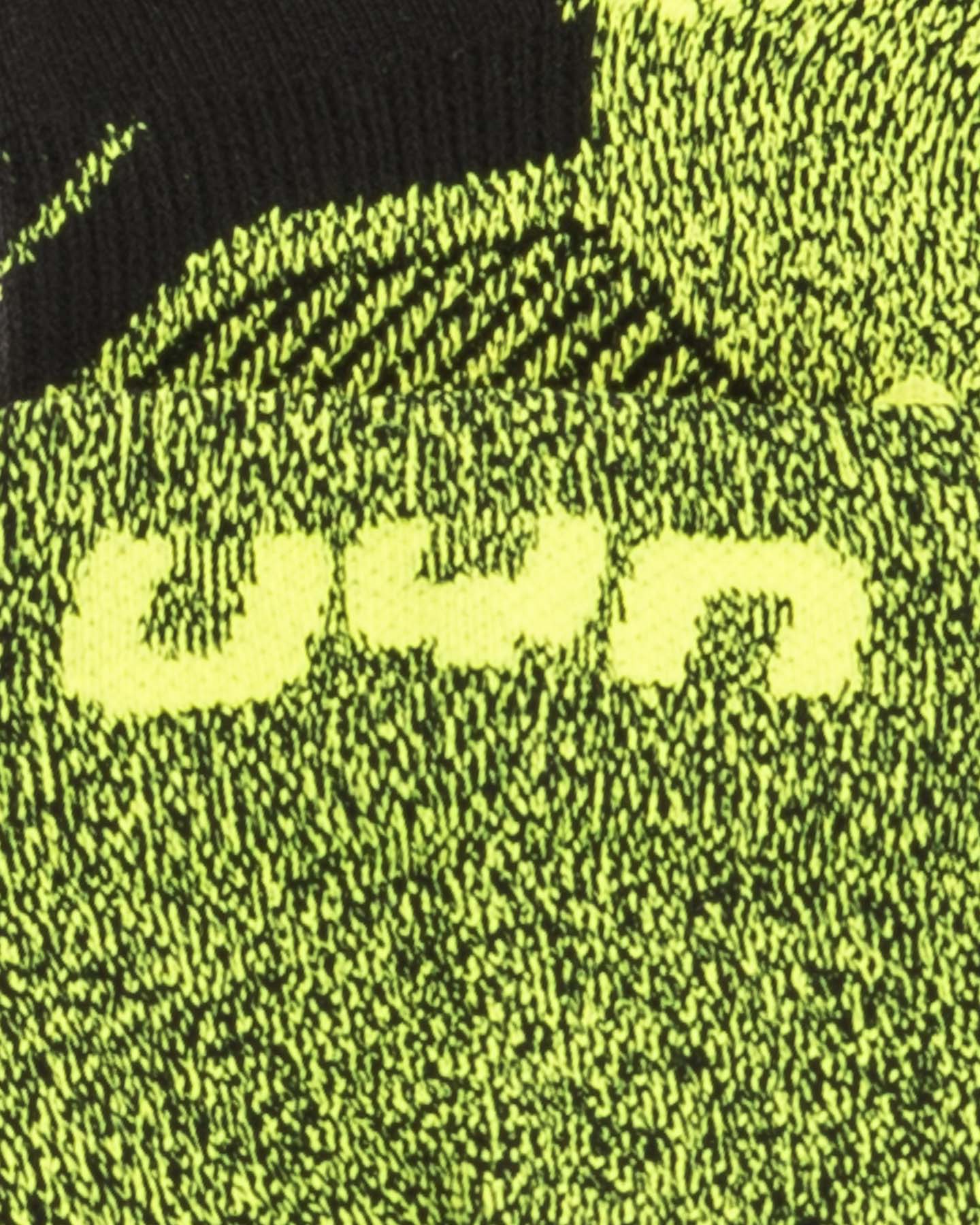 Calze running UYN RUN SUPER FAST GIALLO FLUO/NERO M - Nero - 1 | Cisalfa Sport