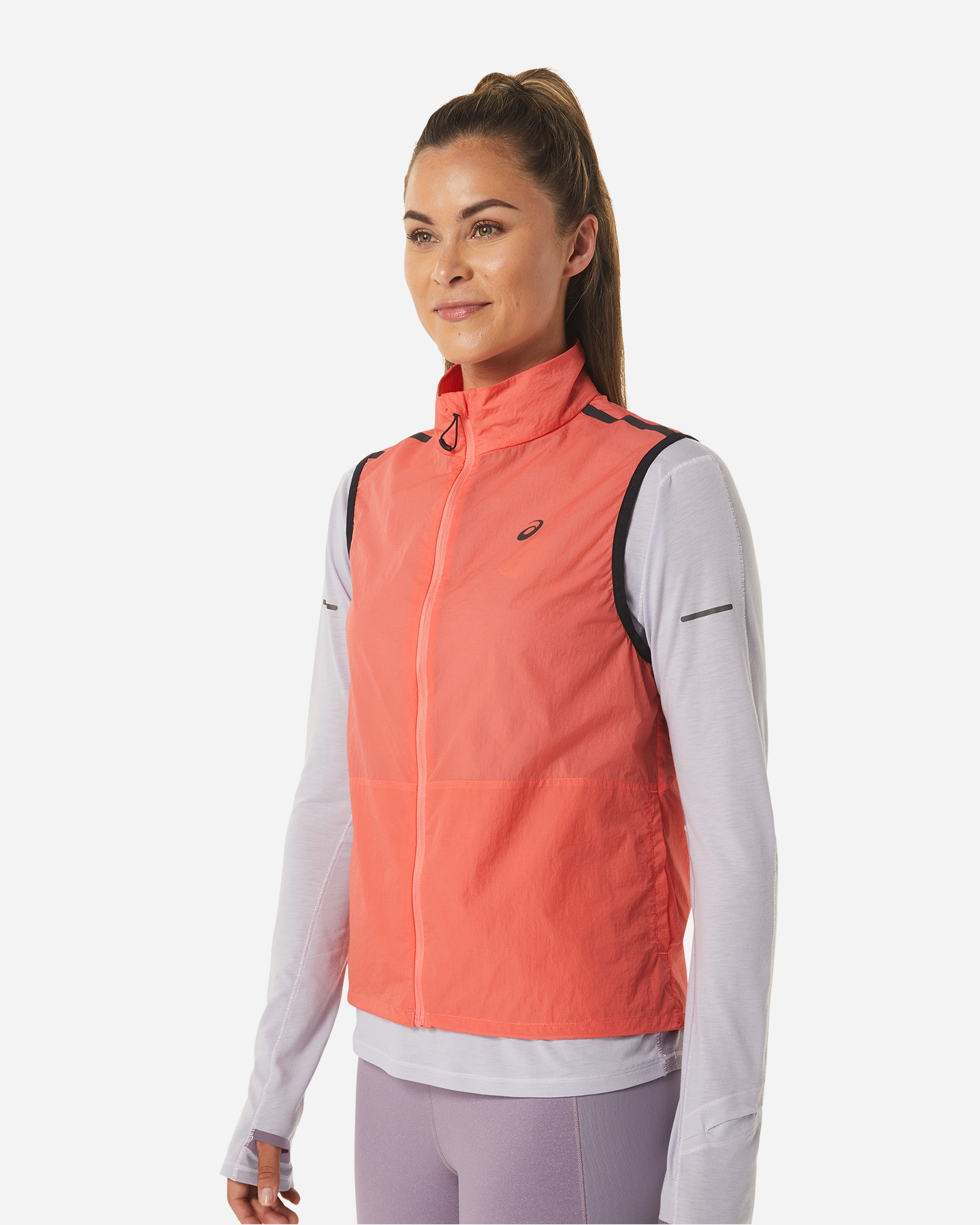 Giacca running ASICS METARUN PACKABLE W - Rosa - 1 | Cisalfa Sport