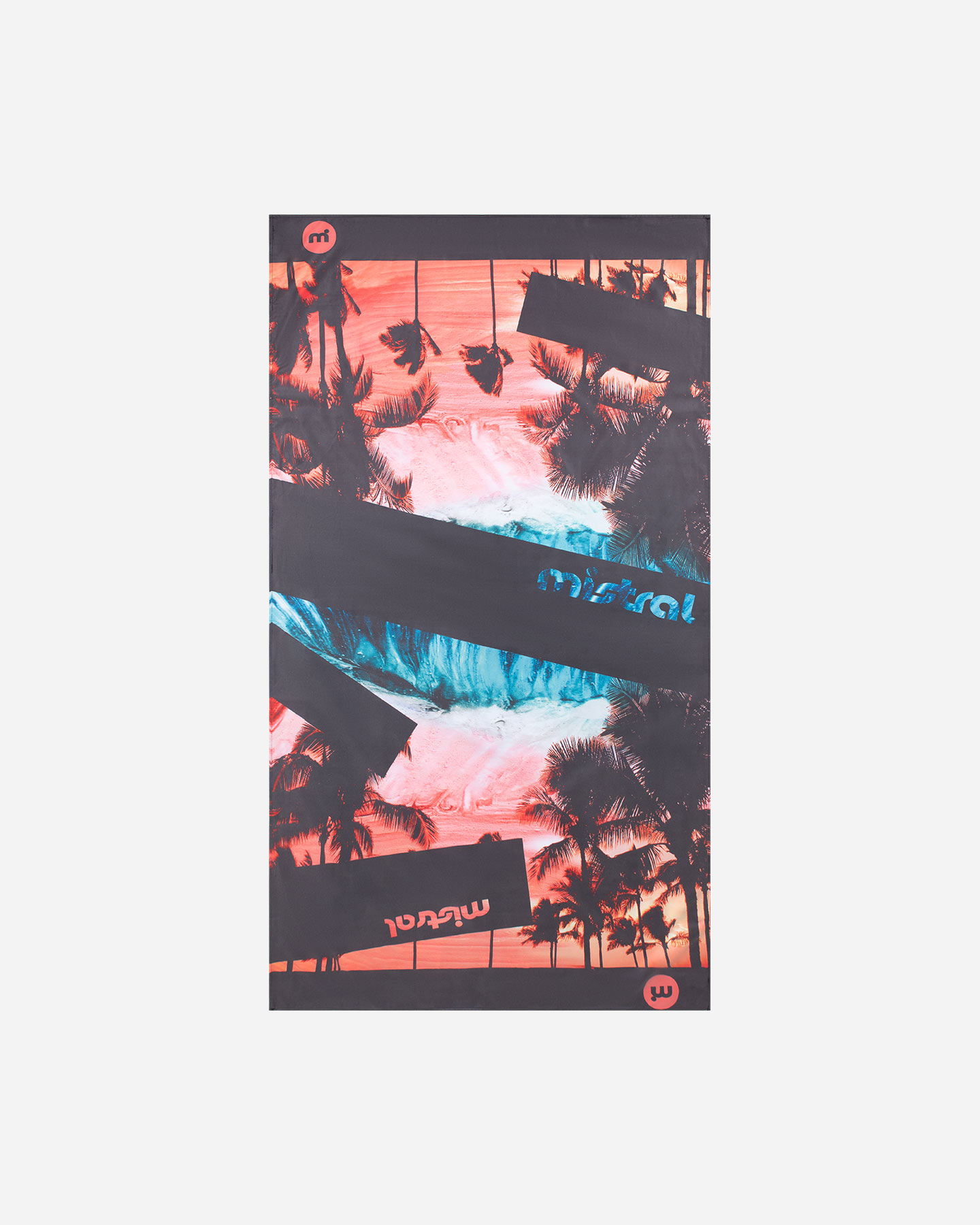 Telo mare MISTRAL MICROFIBRA PALMS  - Color mix - 0 | Cisalfa Sport