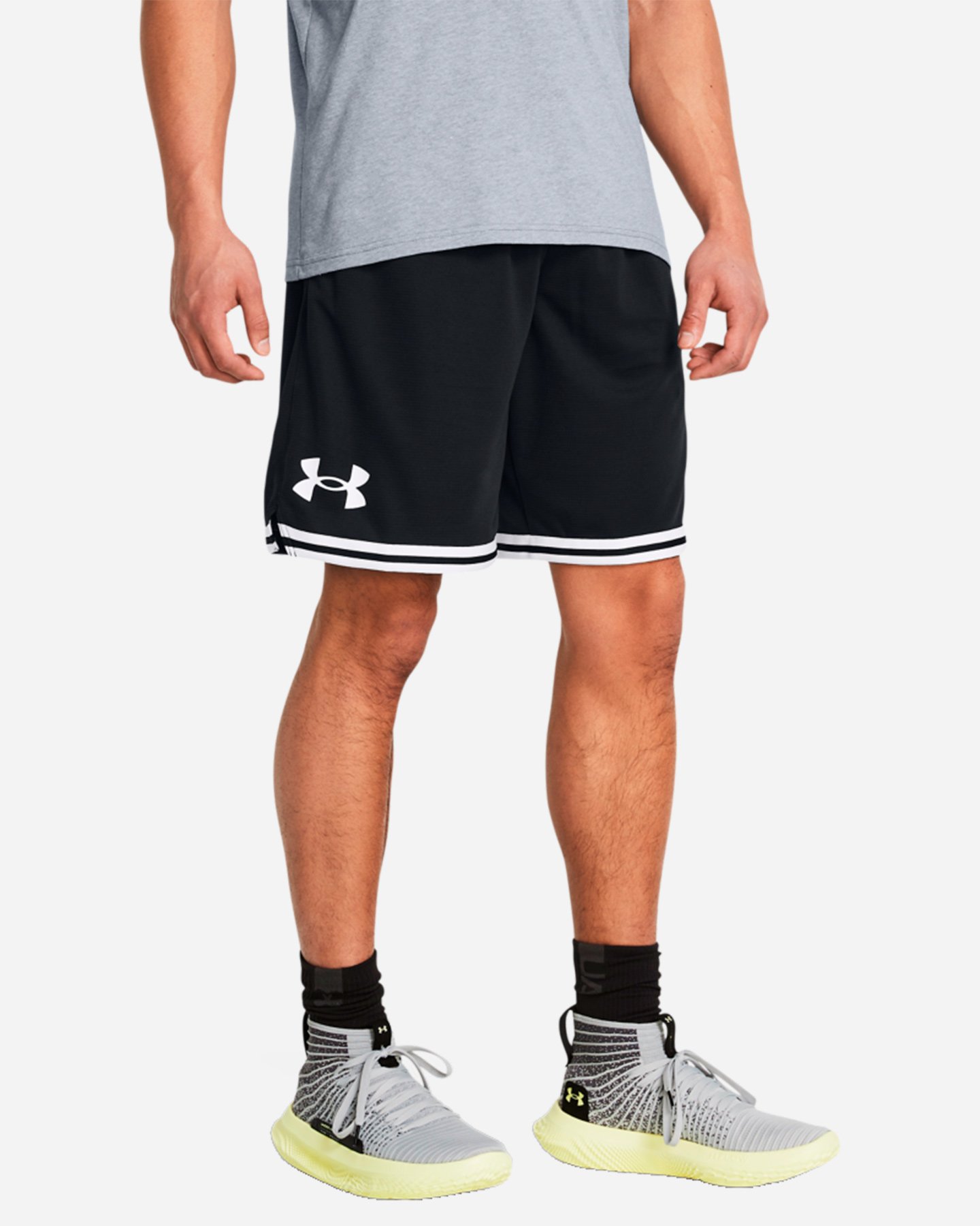 Pantaloncini basket UNDER ARMOUR PERIMETER M - Nero - 2 | Cisalfa Sport