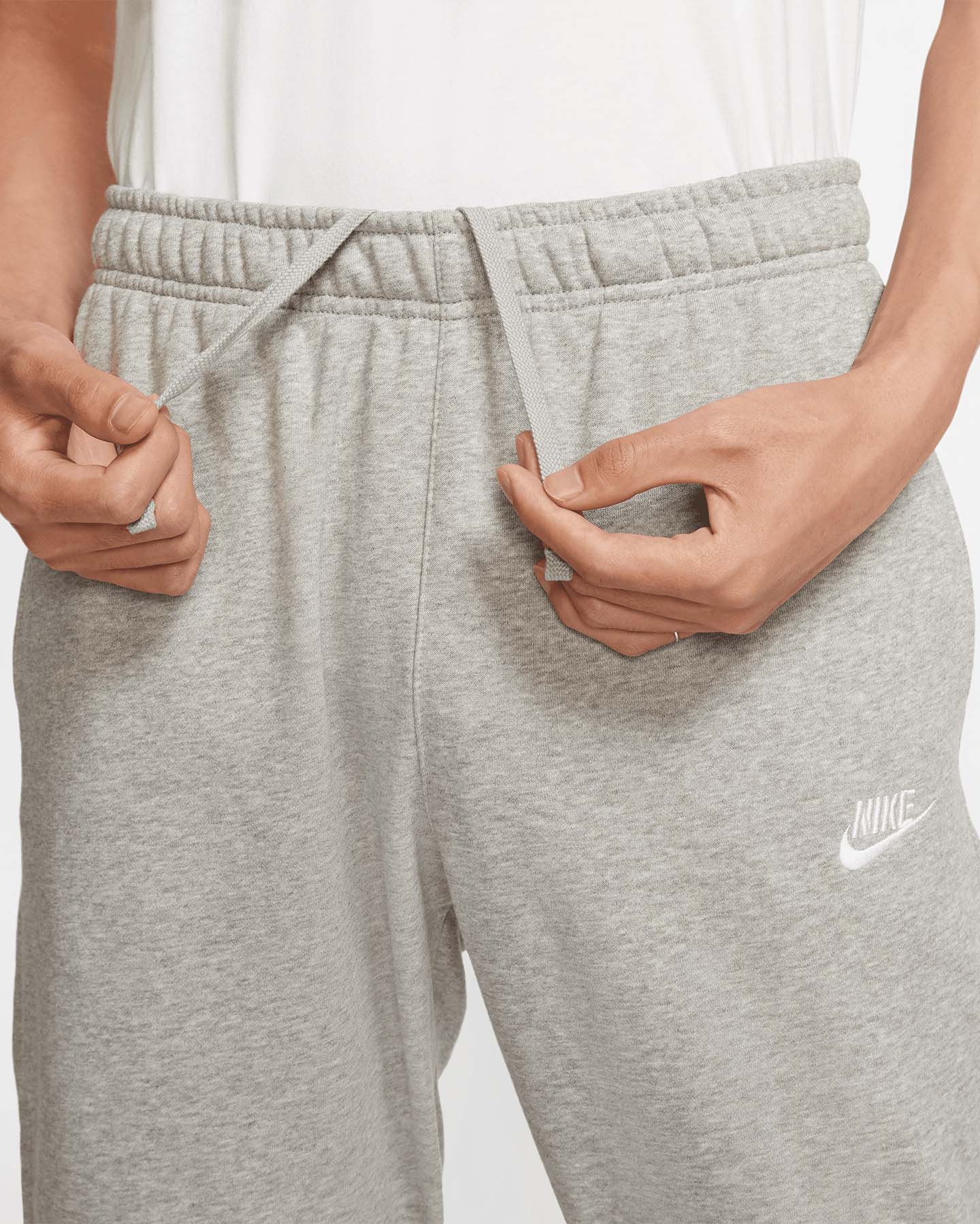 Pantalone NIKE CLUB CUFFS M - Grigio - 3 | Cisalfa Sport