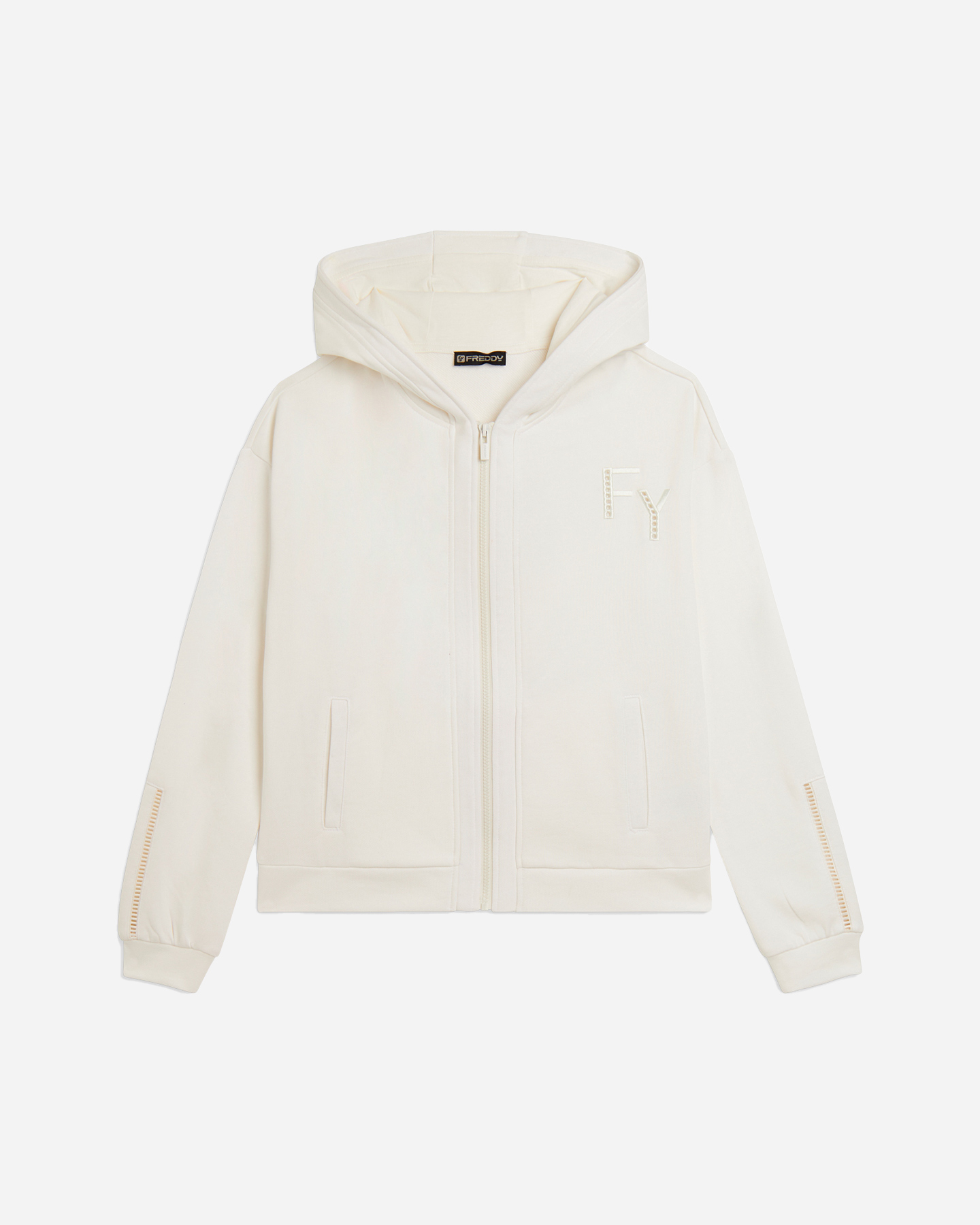 Felpa FREDDY TRAFORATO W - Bianco - 0 | Cisalfa Sport