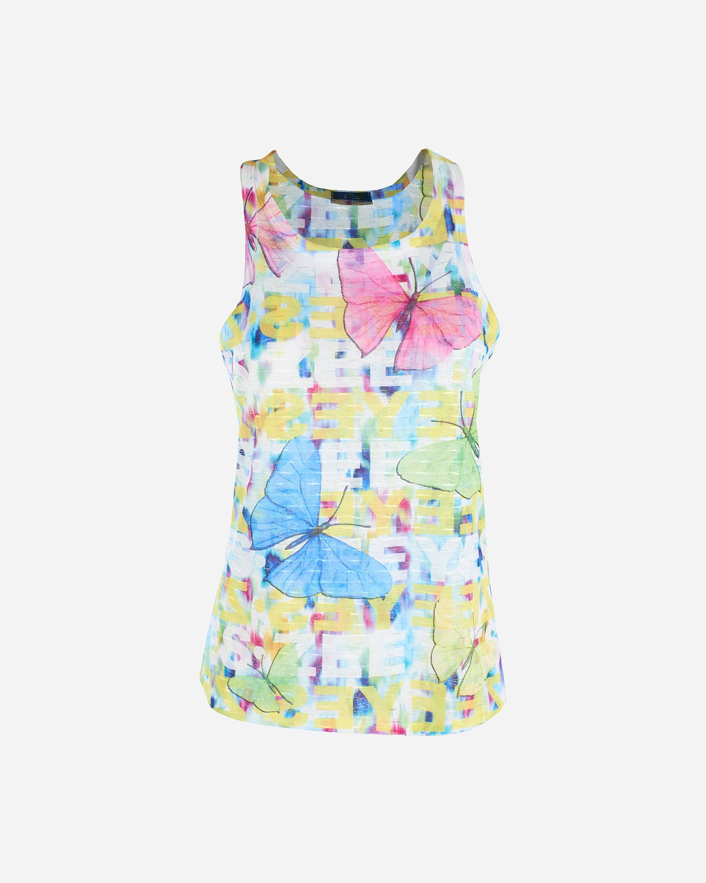 Canotta YES ZEE LOGO FARFALLE W - Giallo - 0 | Cisalfa Sport