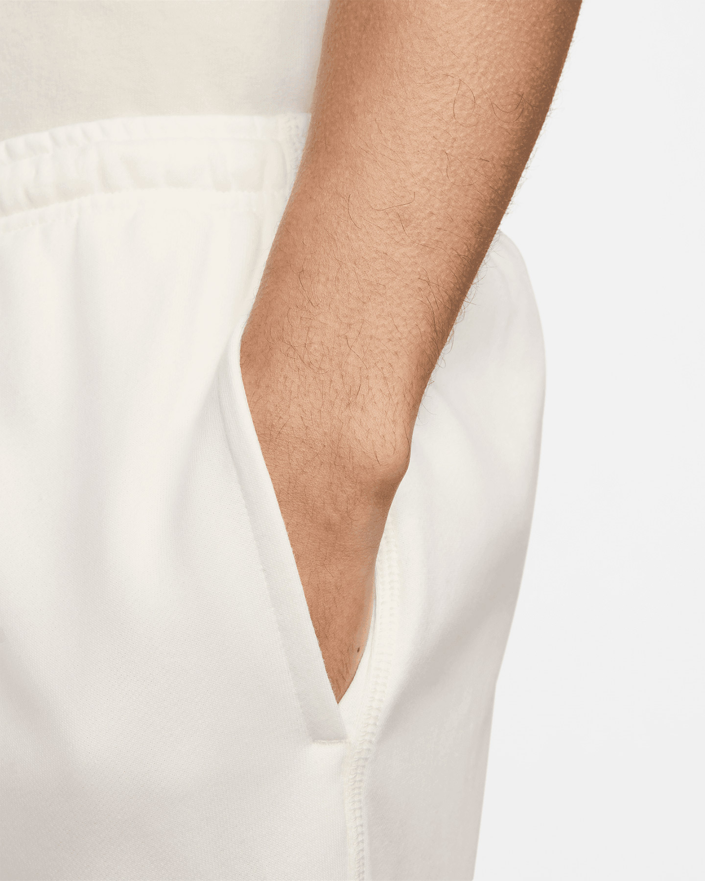 Pantaloncini NIKE CLUB FLOW M - Beige - 3 | Cisalfa Sport