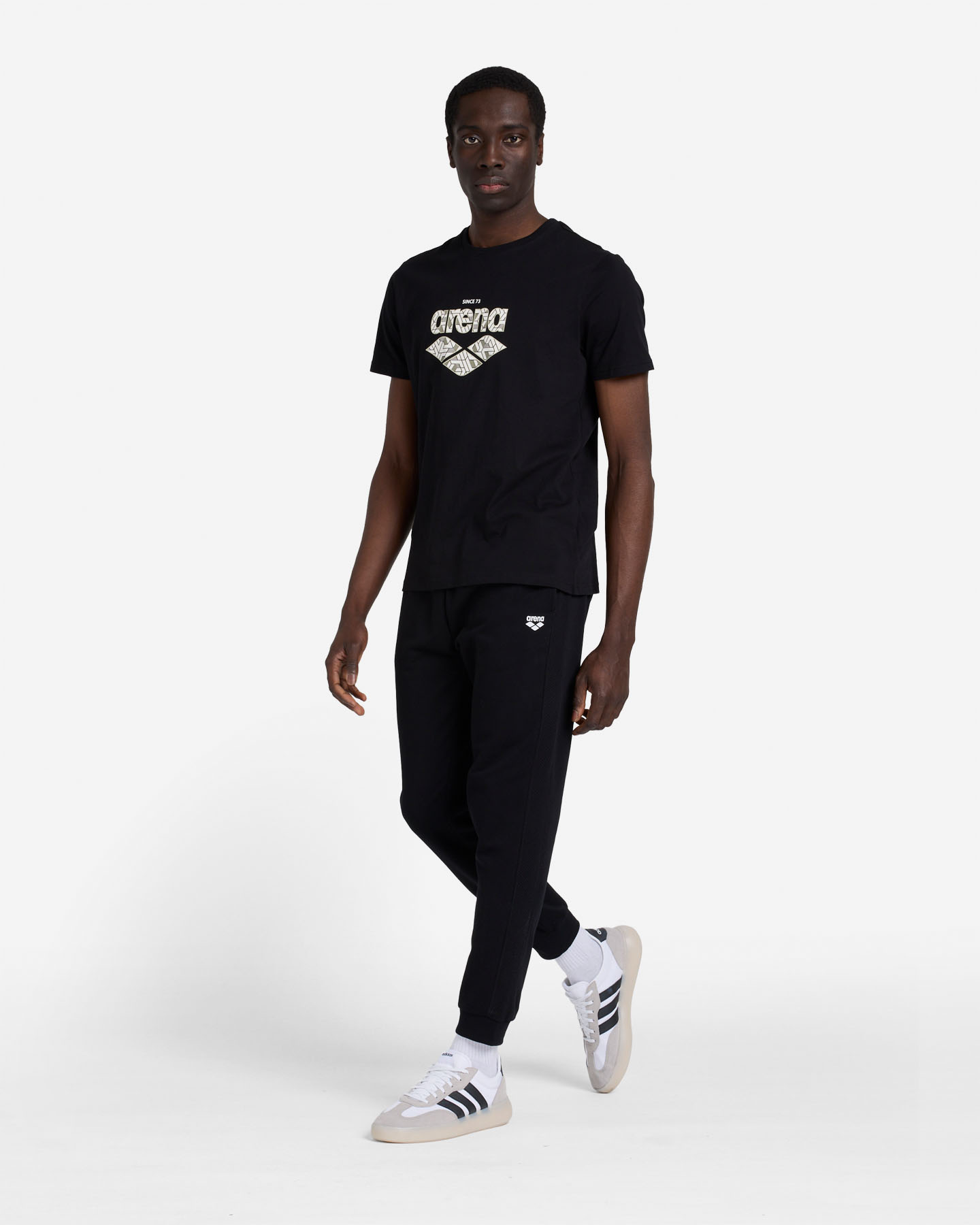 T-shirt ARENA ATHLETIC ESSENTIAL M - Nero - 2 | Cisalfa Sport