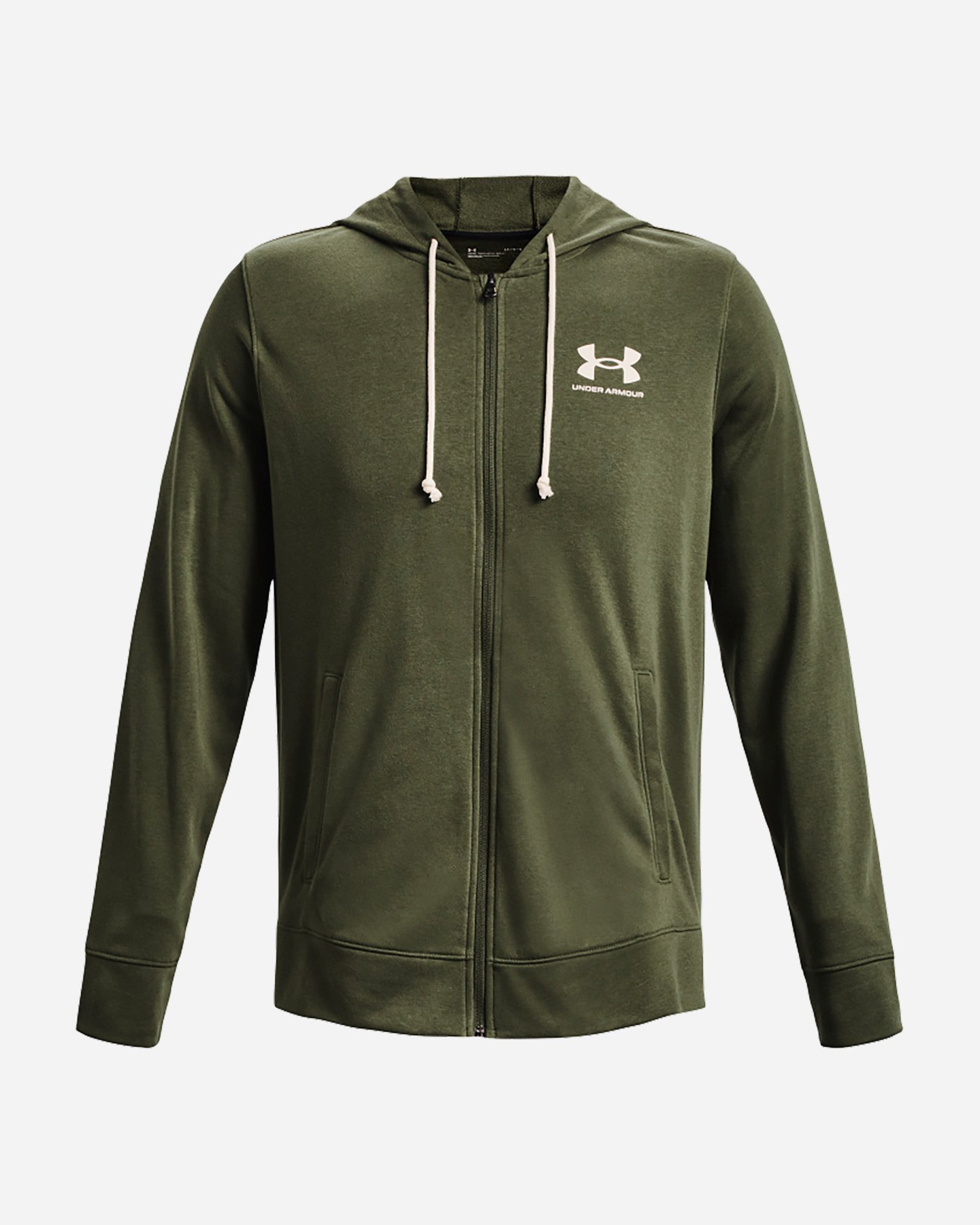 Felpa UNDER ARMOUR RIVAL M - Verde - 0 | Cisalfa Sport