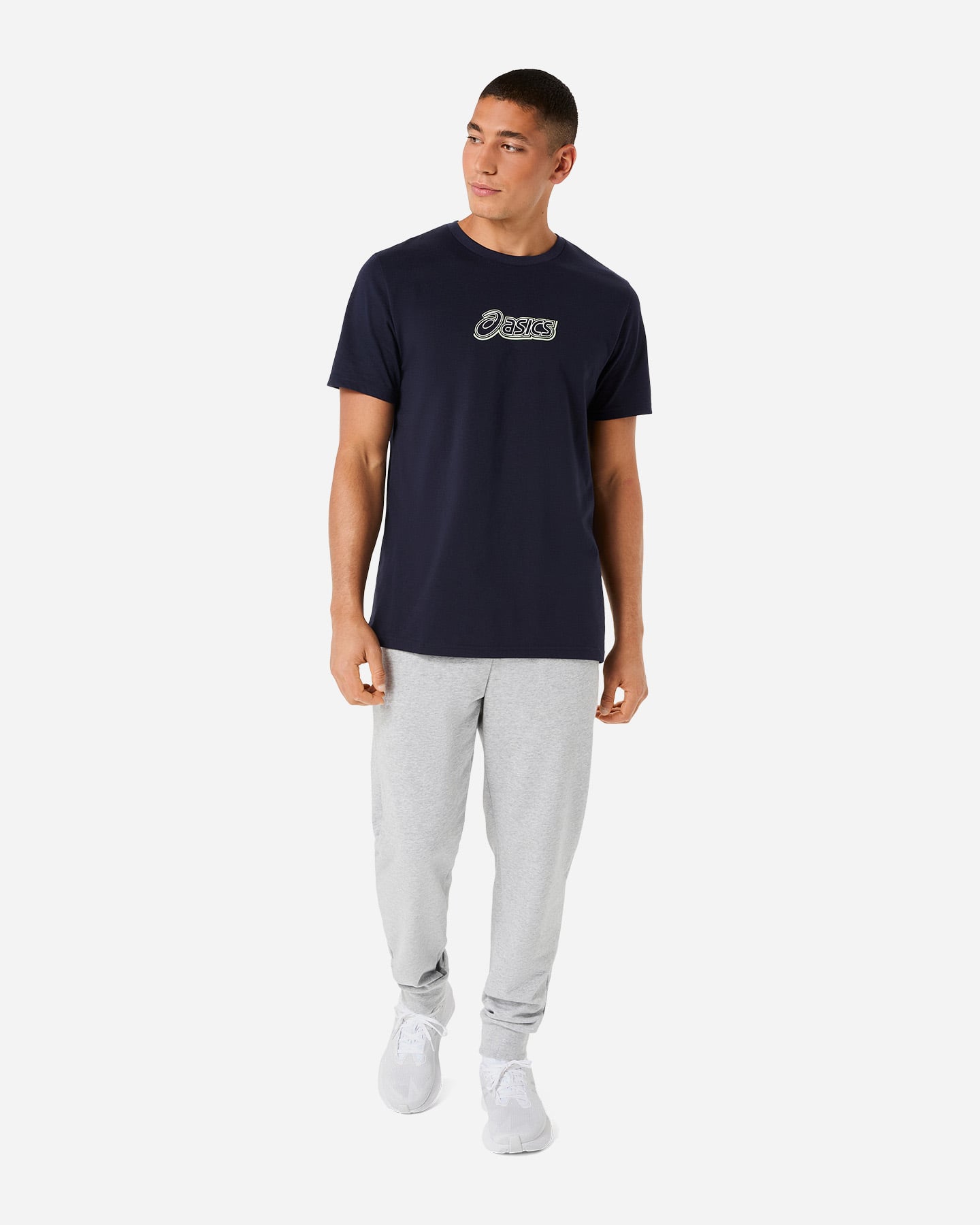 T-shirt ASICS LOGO M - Blu - 3 | Cisalfa Sport
