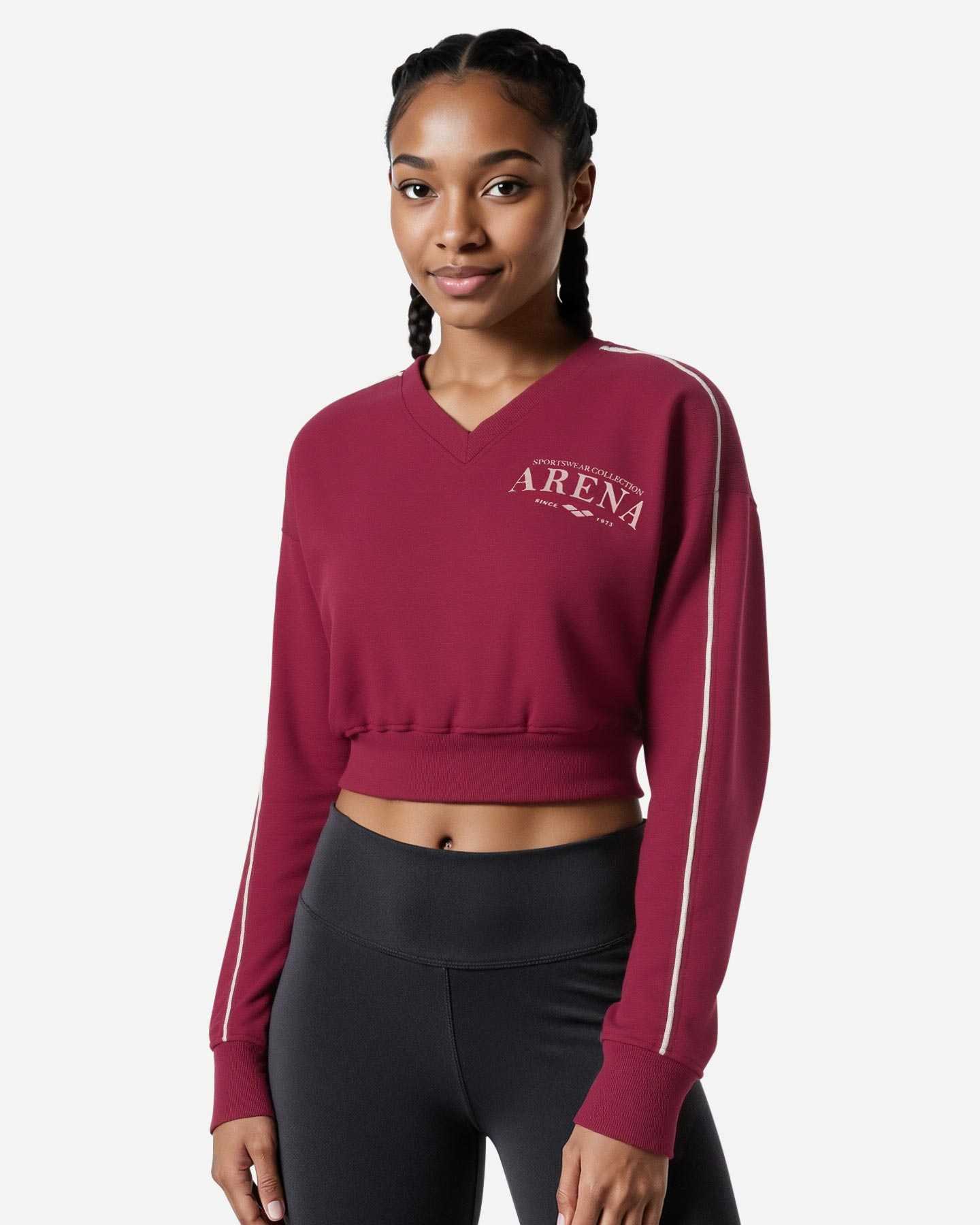 Felpa ARENA ATHLETIC PROGRESS W - Rosso - 3 | Cisalfa Sport