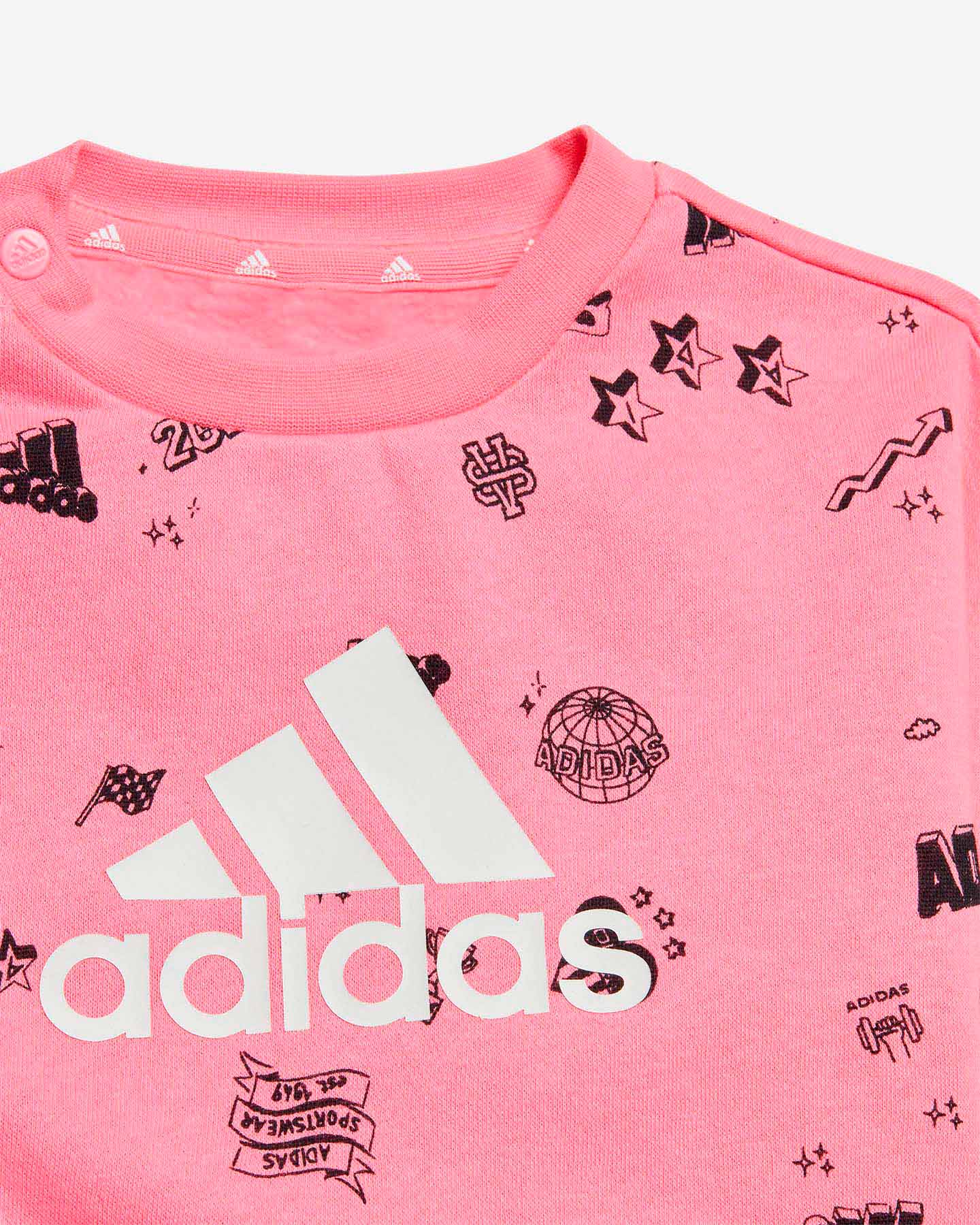Tuta ADIDAS ALL OVER JR - Rosa - 1 | Cisalfa Sport
