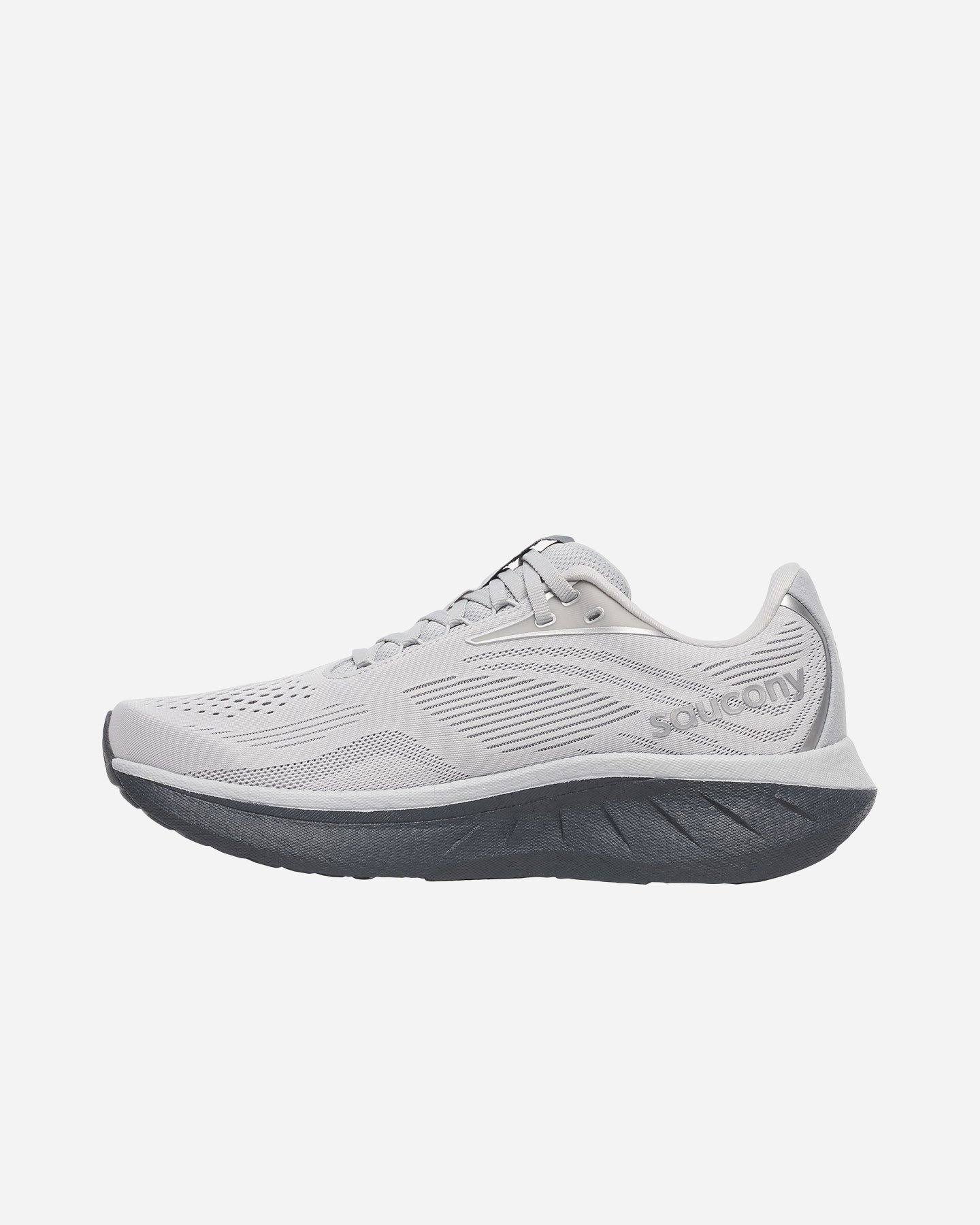 Scarpe running SAUCONY RIDE 18 M - Grigio - 5 | Cisalfa Sport