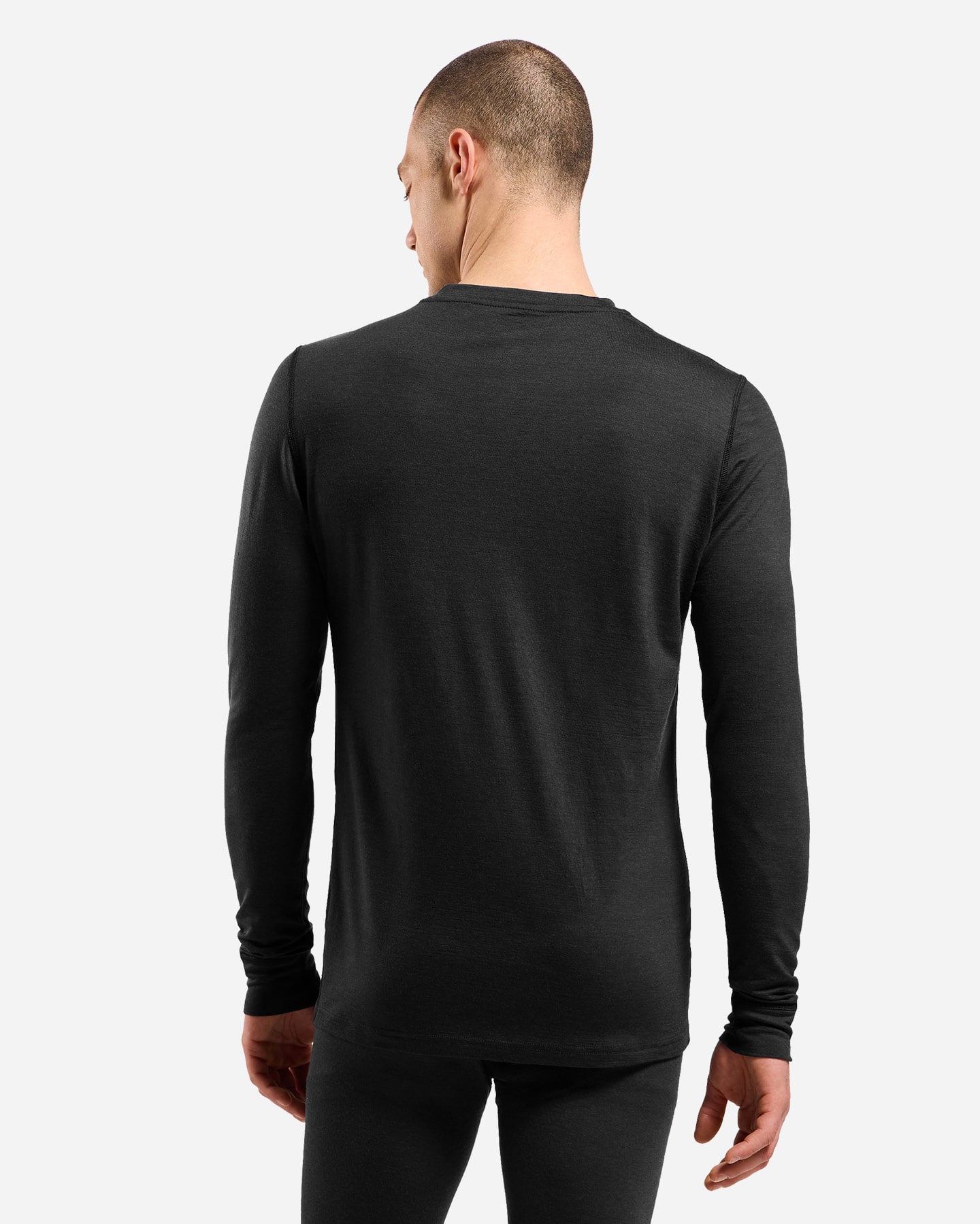 Maglia intimo tecnico ODLO MERINO 200 M - Nero - 2 | Cisalfa Sport