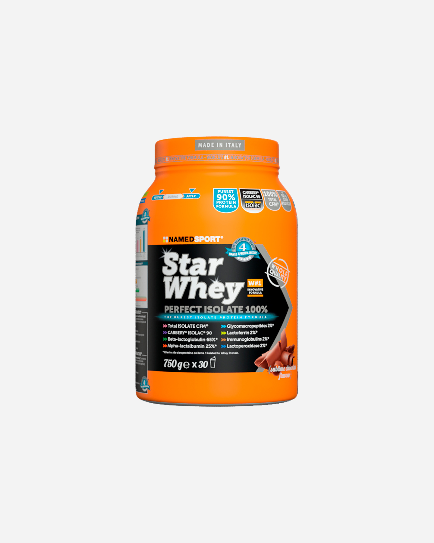 Proteine whey NAMED SPORT STAR WHEY ISOLATE 750G - Color mix - 0 | Cisalfa Sport
