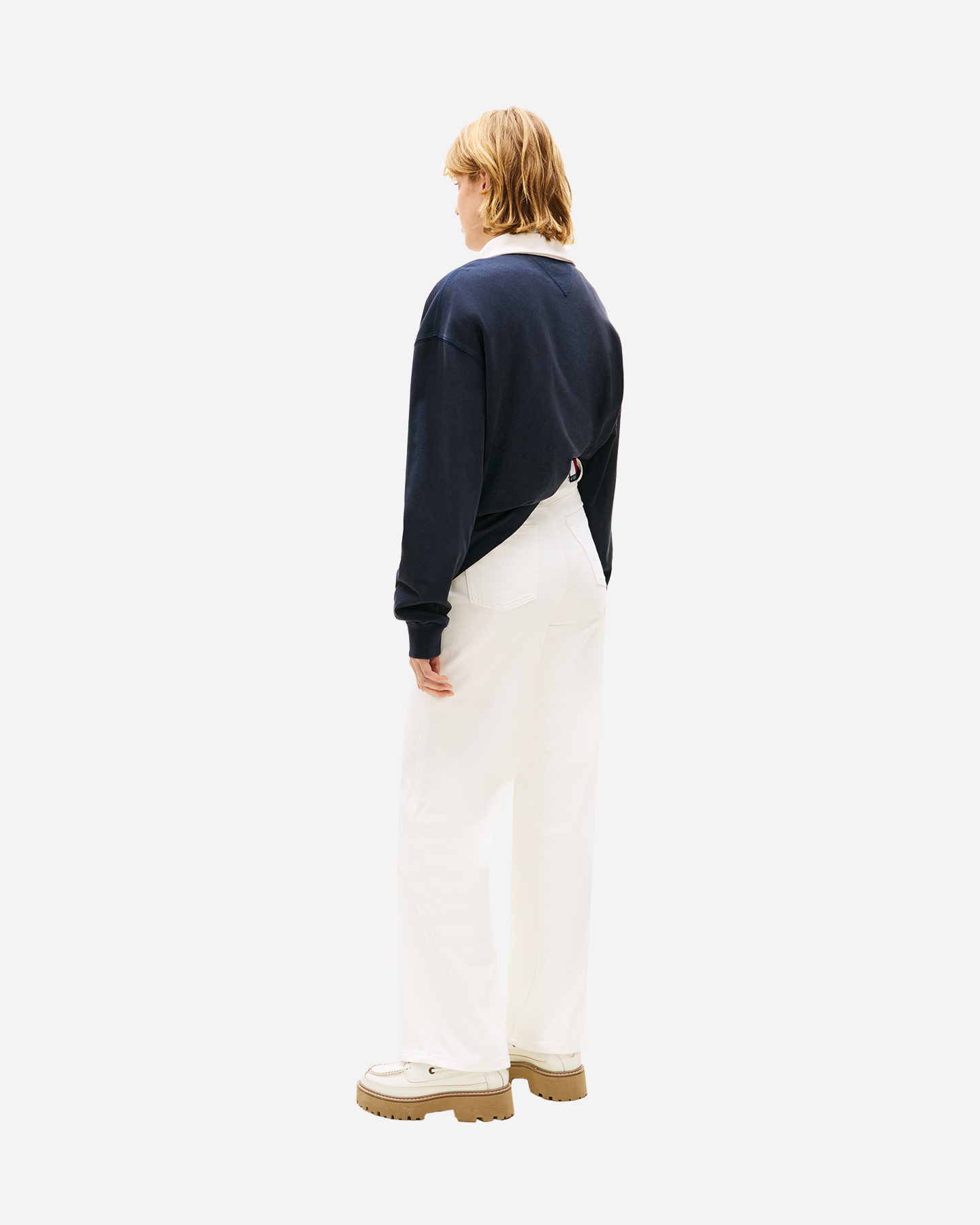 Jeans TOMMY HILFIGER CLAIRE HIGH RISE W - Bianco - 3 | Cisalfa Sport