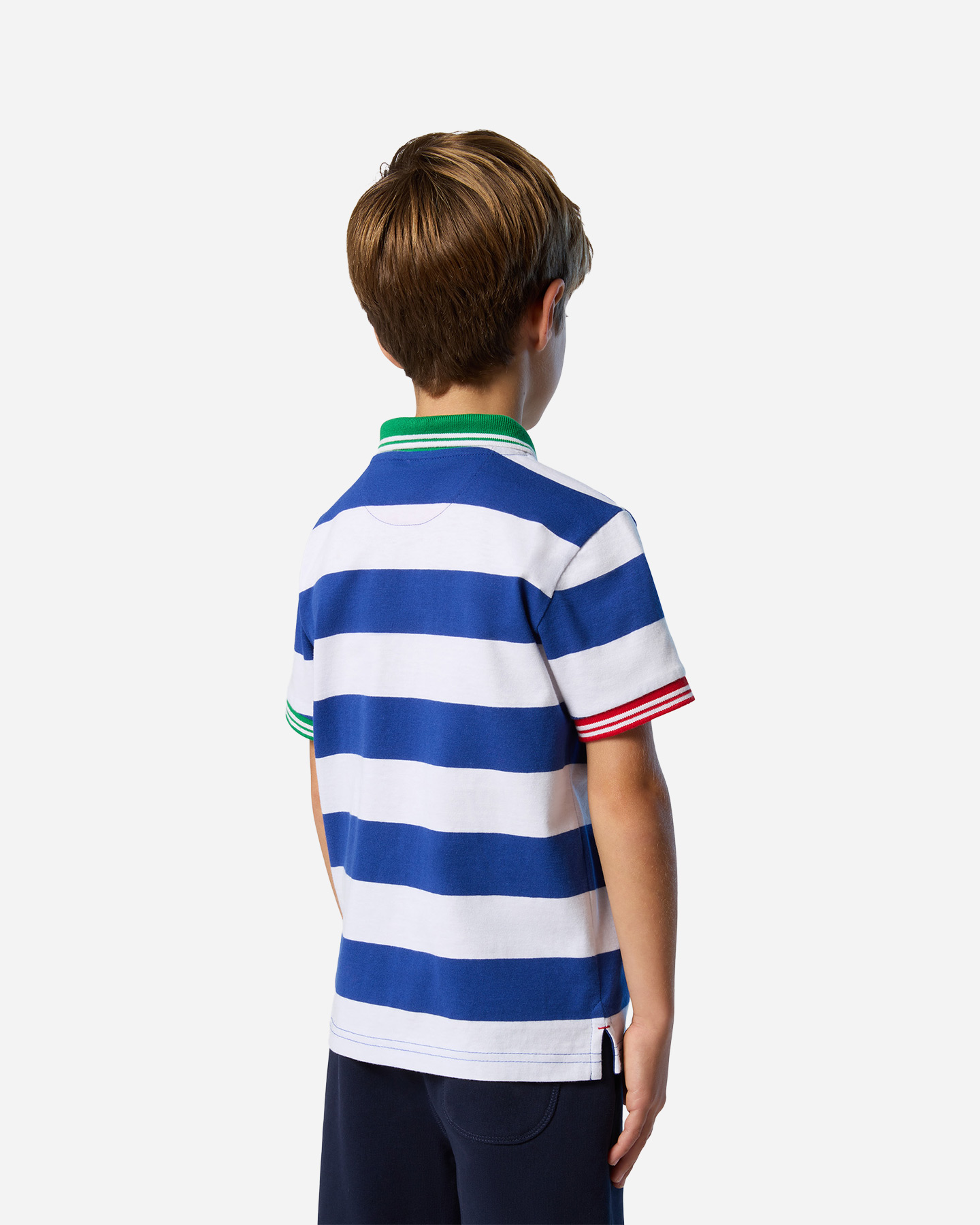 Polo NORTH SAILS STRIPED JR - Bianco - 2 | Cisalfa Sport