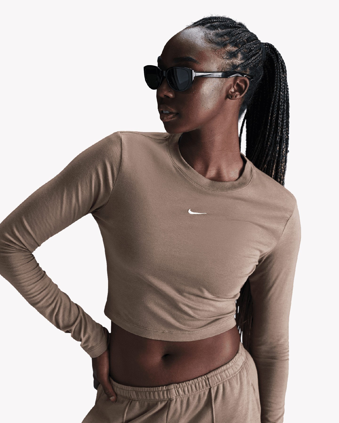 T-shirt NIKE JERSEY W - Marrone - 3 | Cisalfa Sport