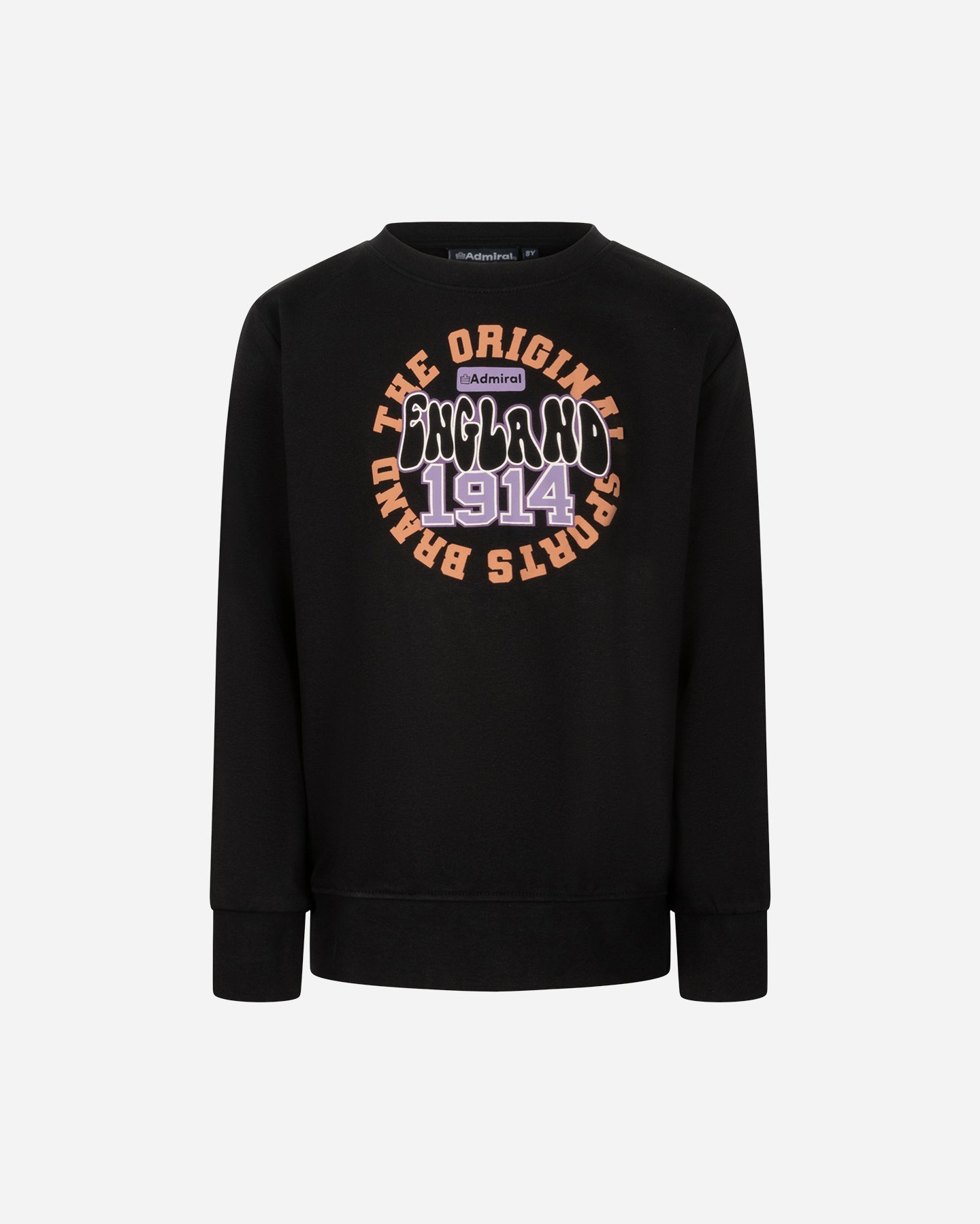 Felpa ADMIRAL VARSITY JR - Nero - 0 | Cisalfa Sport