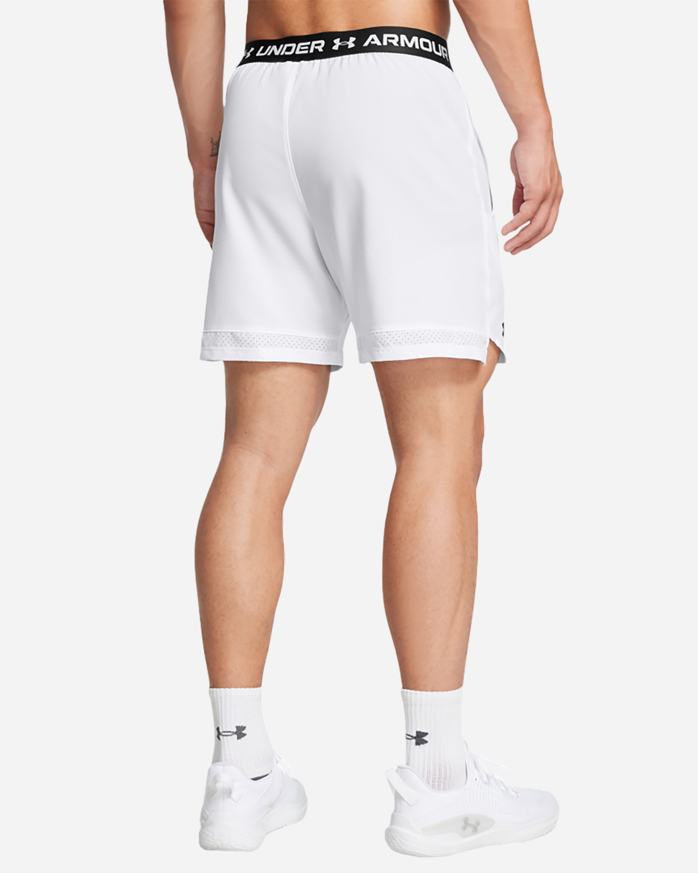 Pantalone training UNDER ARMOUR VANISH WOVEN 6IN M - Bianco - 1 | Cisalfa Sport