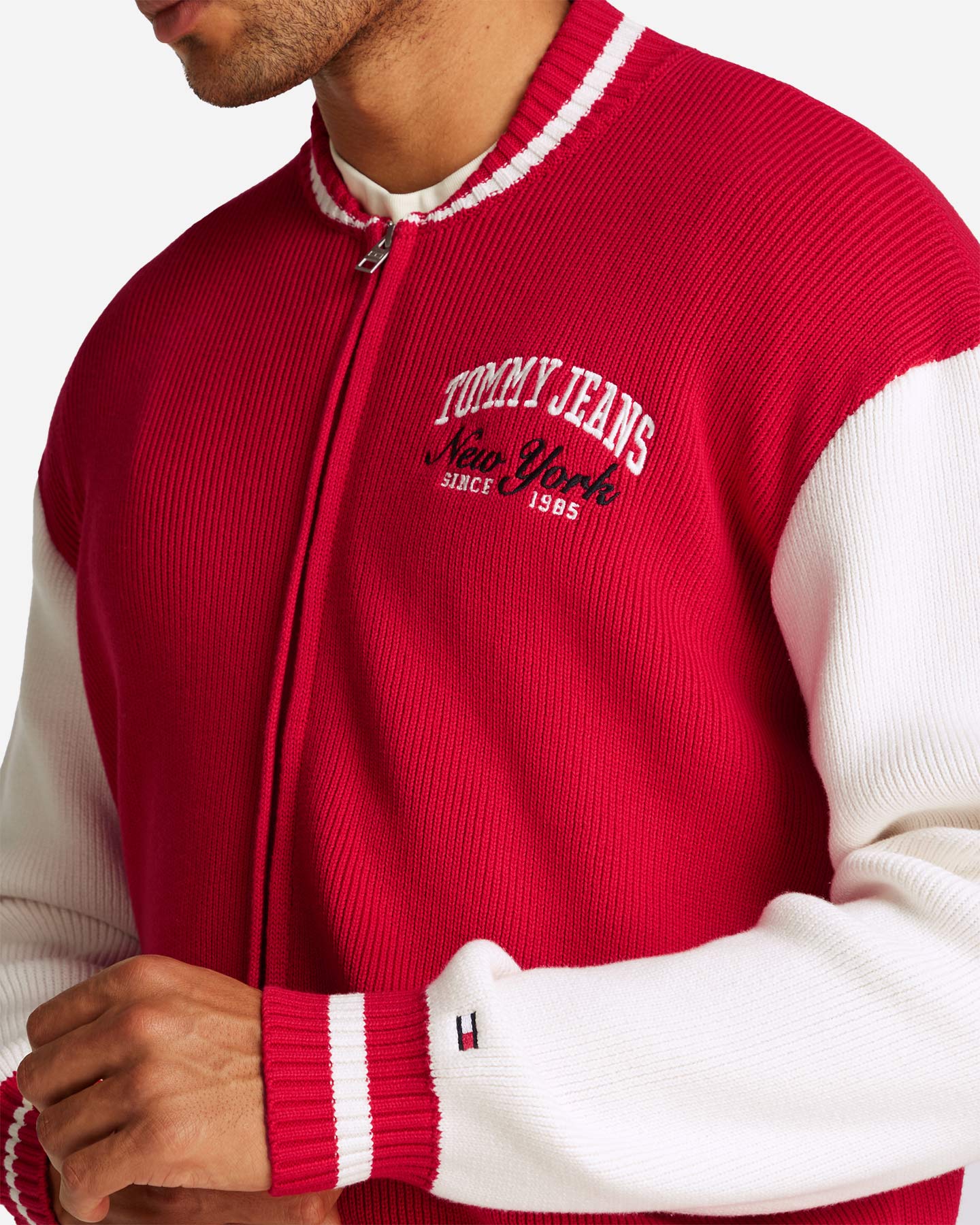 Cardigan TOMMY HILFIGER VARSITY M - Rosso - 5 | Cisalfa Sport