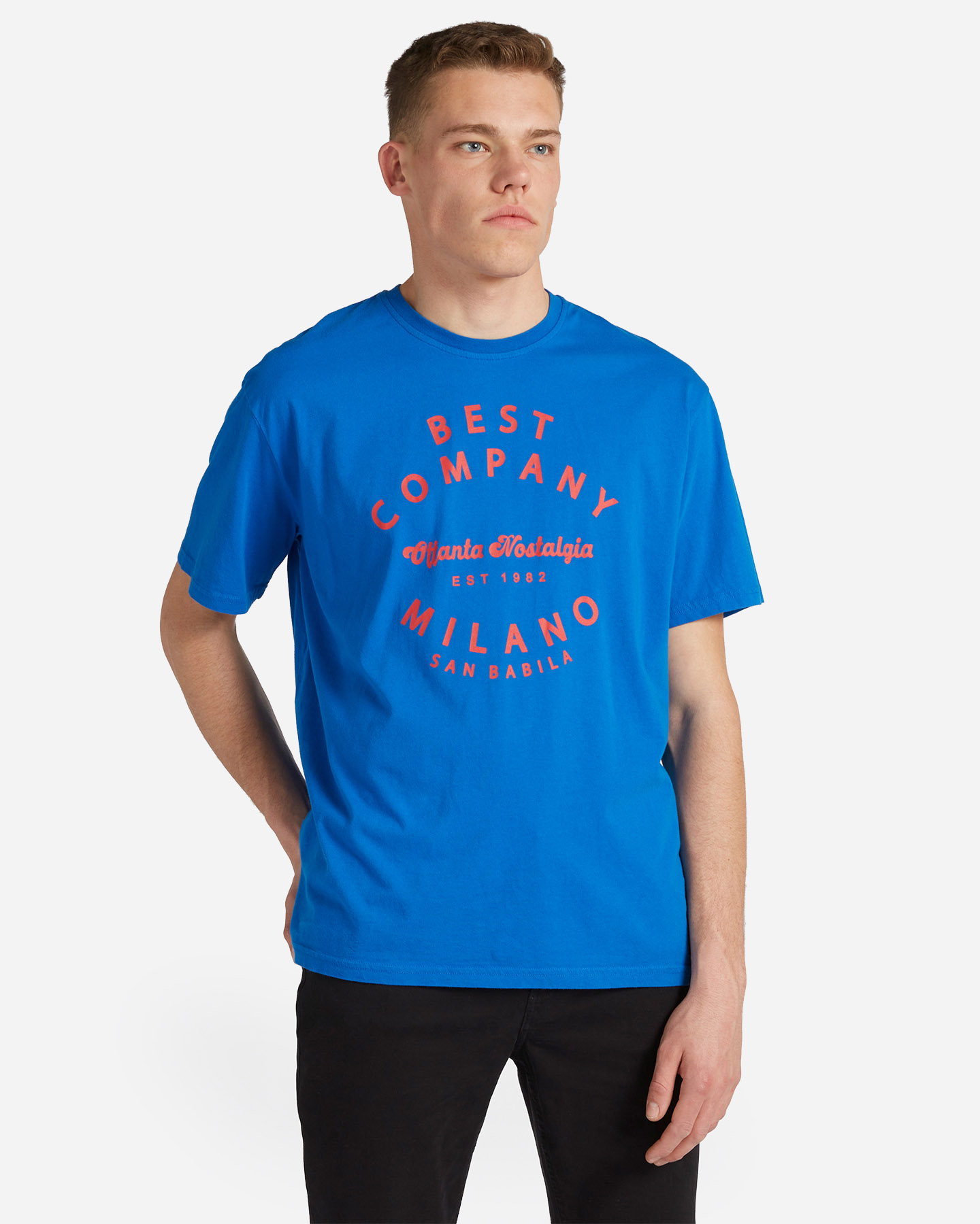 T-shirt BEST COMPANY OTTANTA NOSTALGIA M - Blu - 0 | Cisalfa Sport