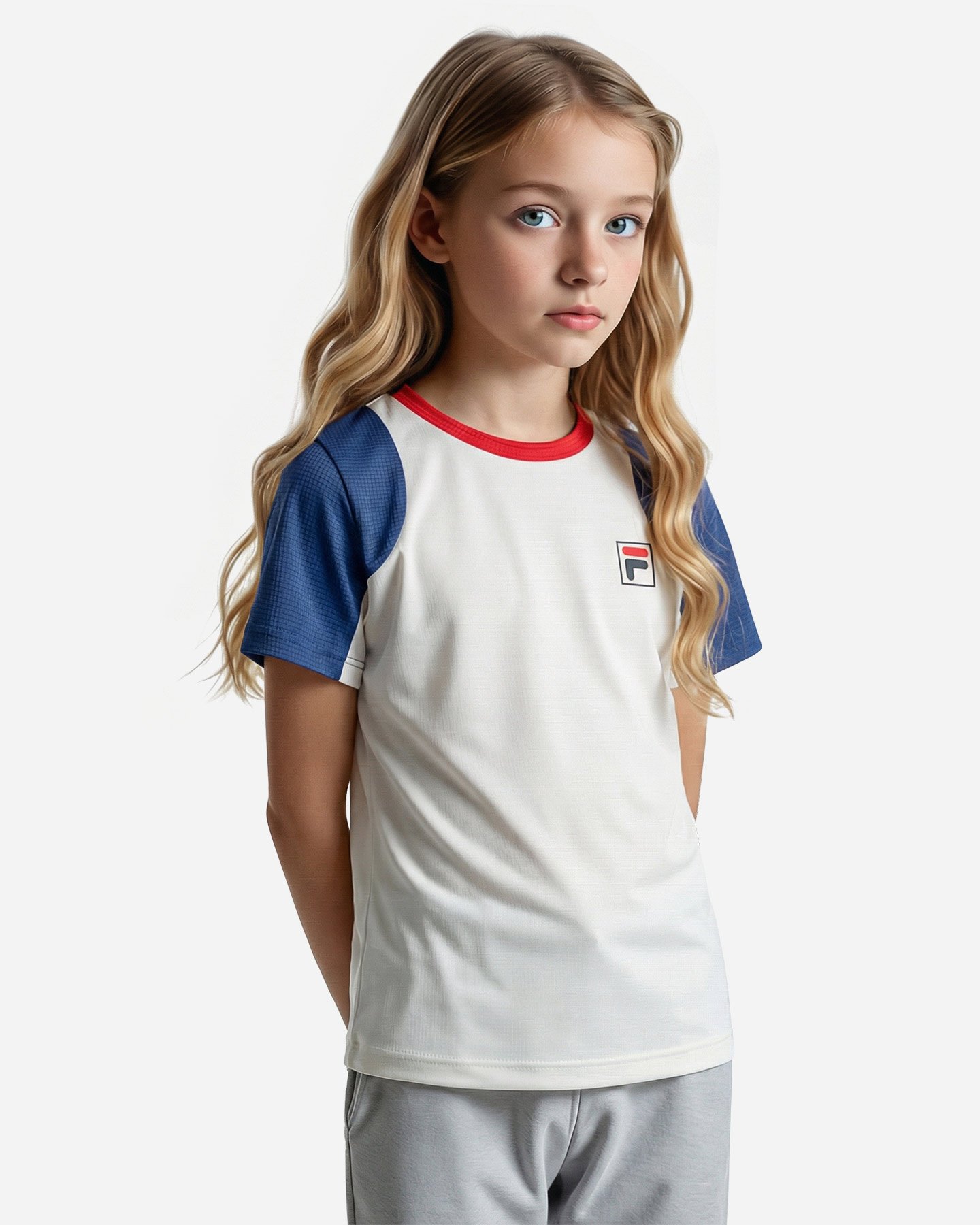 Maglia tennis FILA COURT LINE JR - Bianco - 2 | Cisalfa Sport