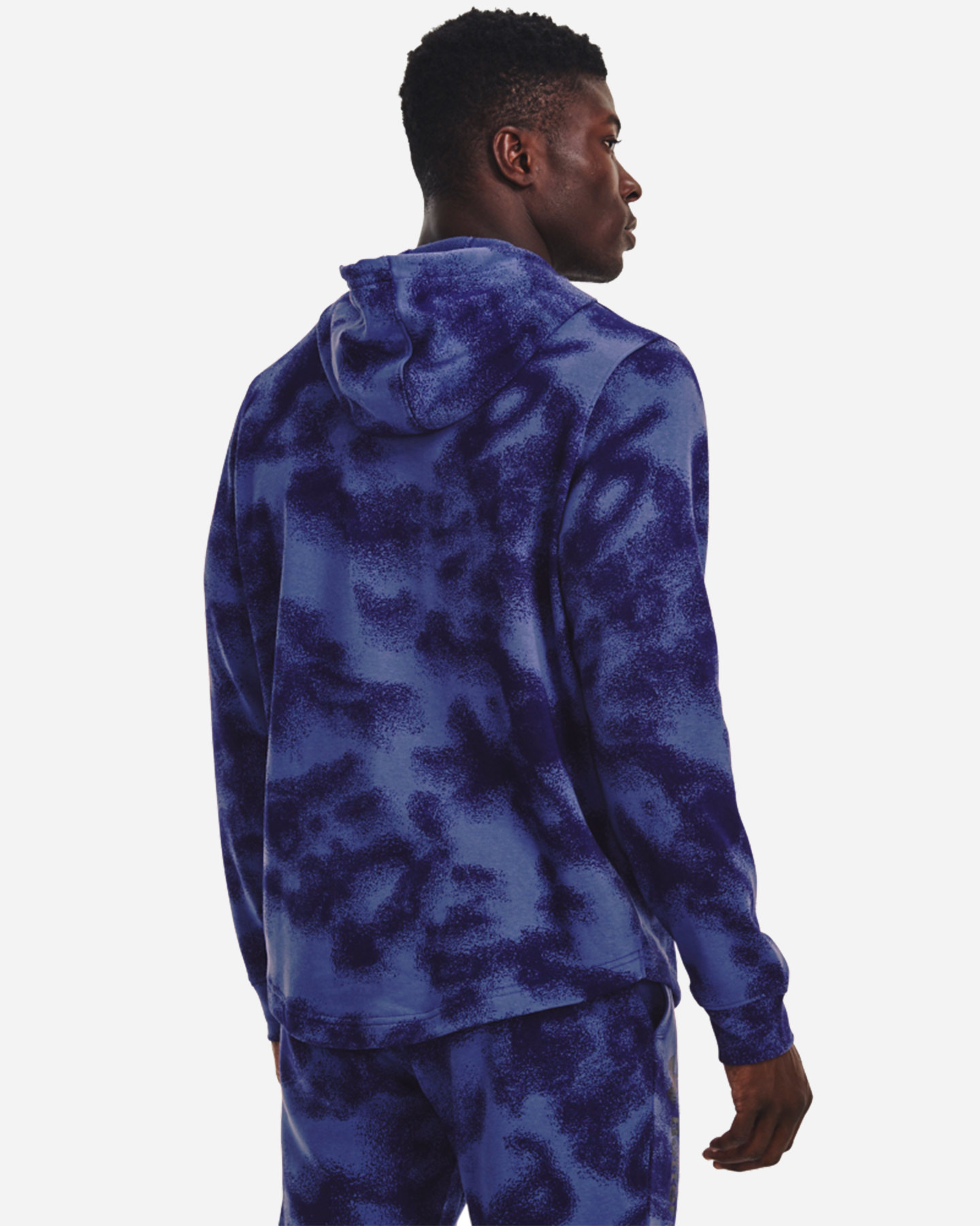 Felpa UNDER ARMOUR RIVAL NOVEL BIG LOGO M - Blu - 3 | Cisalfa Sport