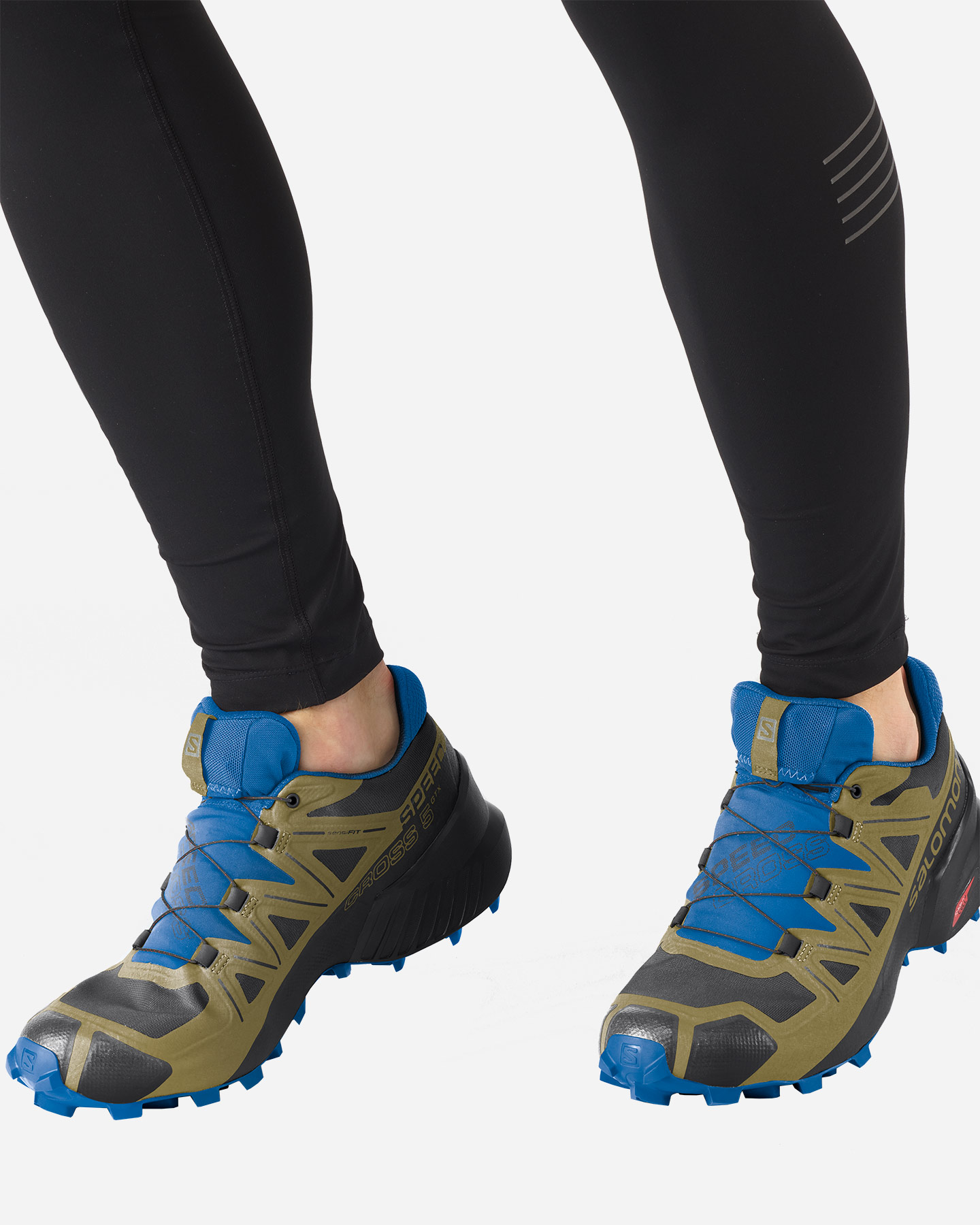 Scarpe trail SALOMON SPEEDCROSS 5 GTX M - Verde - 5 | Cisalfa Sport