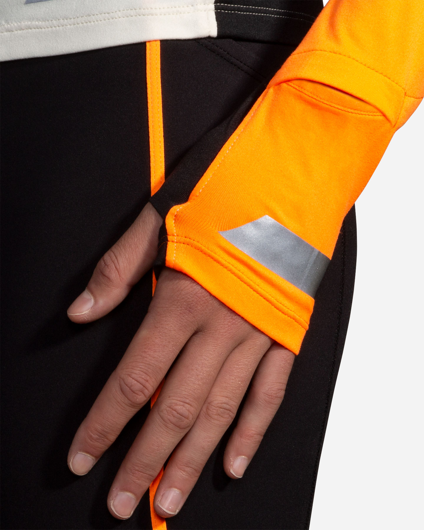 Maglia running BROOKS RUN VISIBLE W - Arancione - 4 | Cisalfa Sport