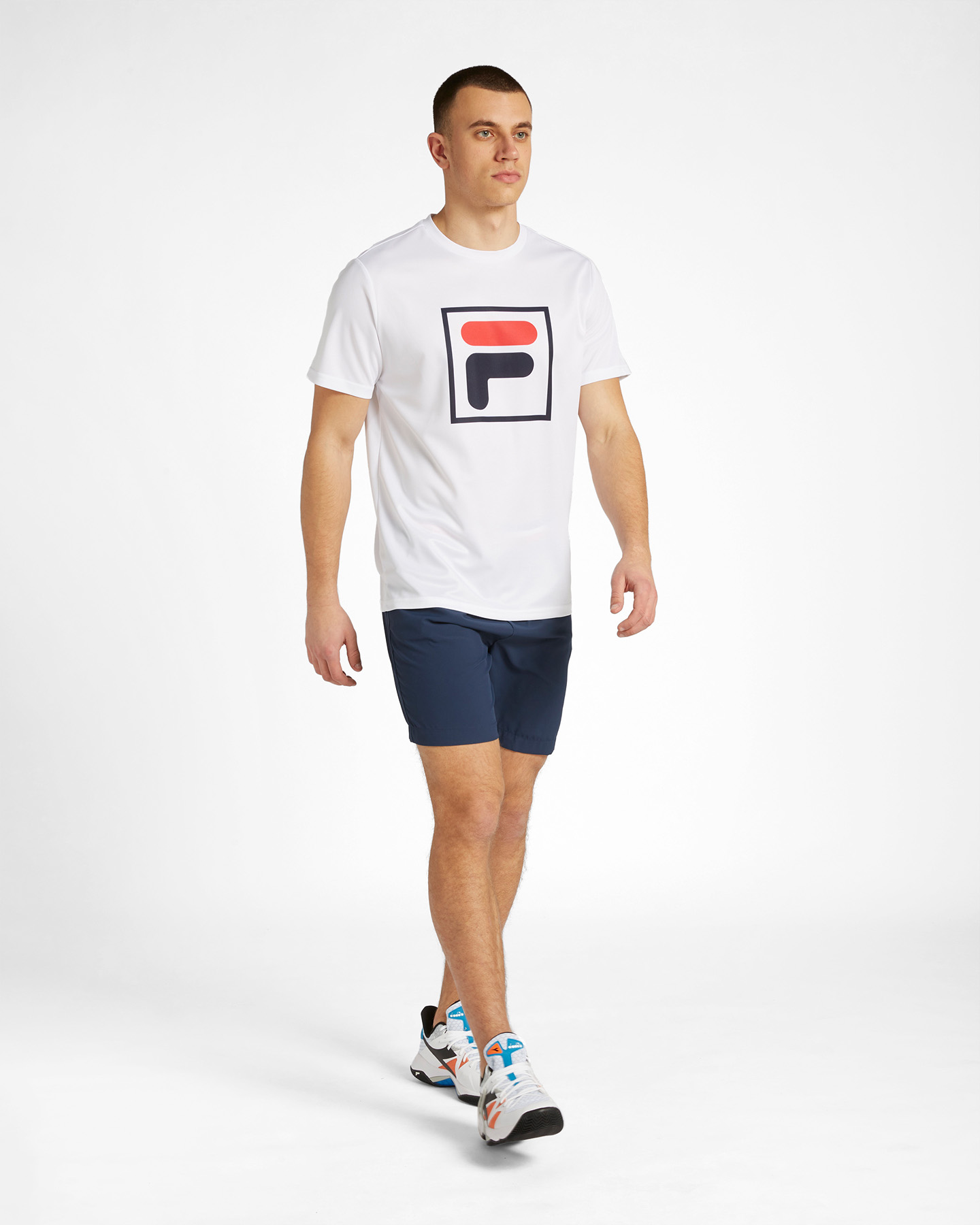 T-shirt tennis FILA BASIC F-BOX M - Bianco - 3 | Cisalfa Sport