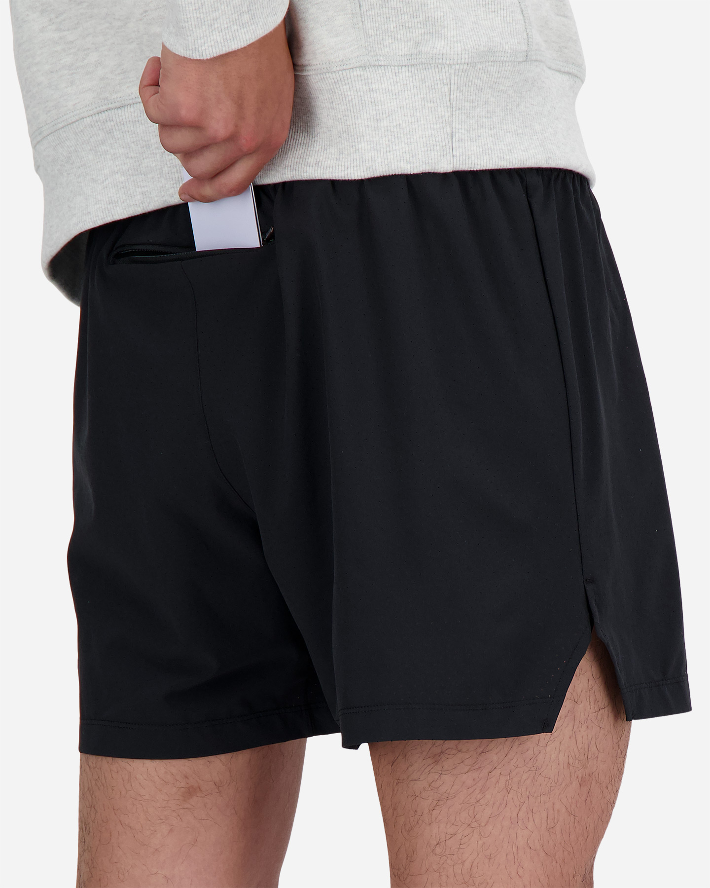 Short running NEW BALANCE SEAMLESS 5" M - Nero - 4 | Cisalfa Sport