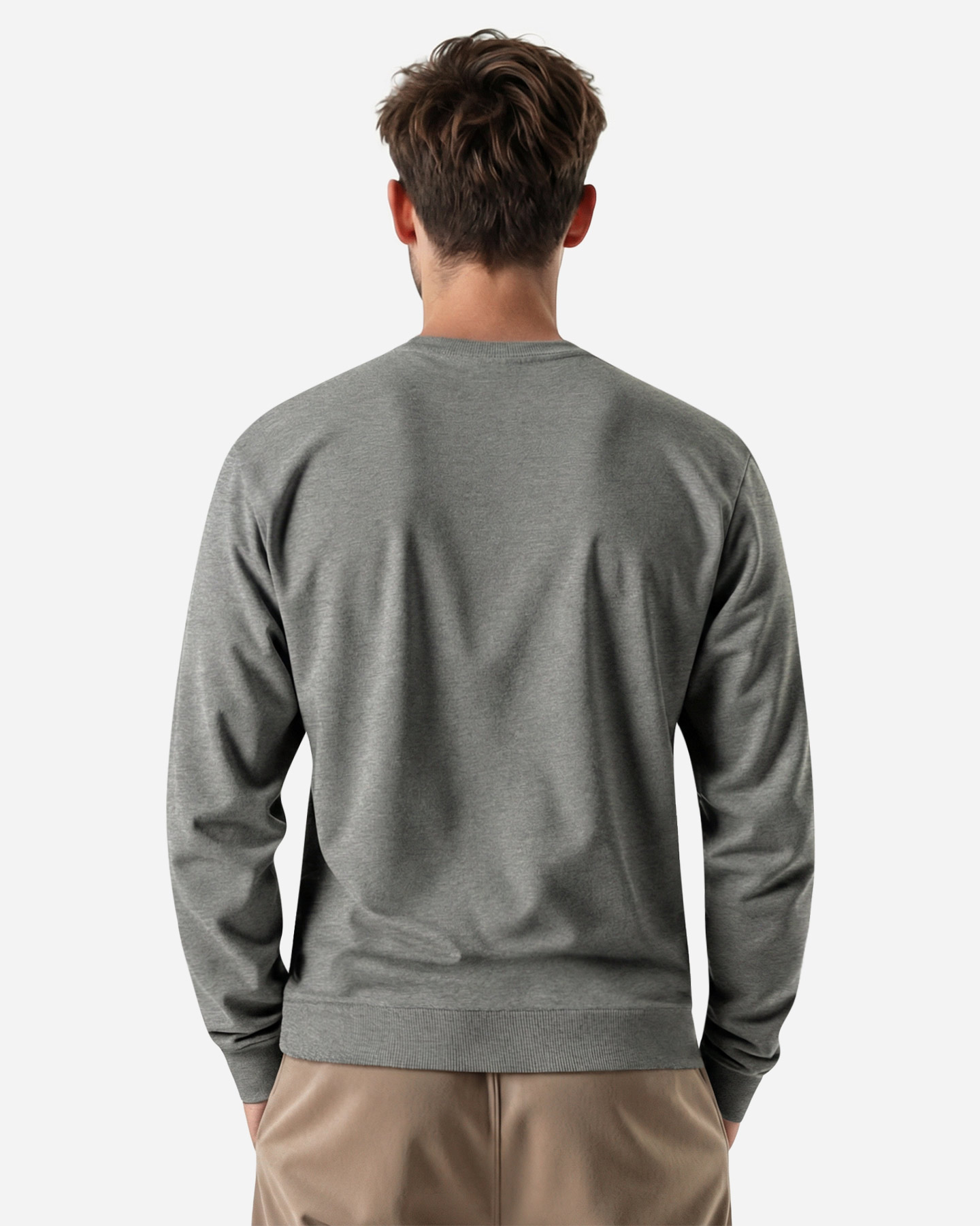 Felpa ABC BASIC ATHLETIC M - Grigio - 3 | Cisalfa Sport