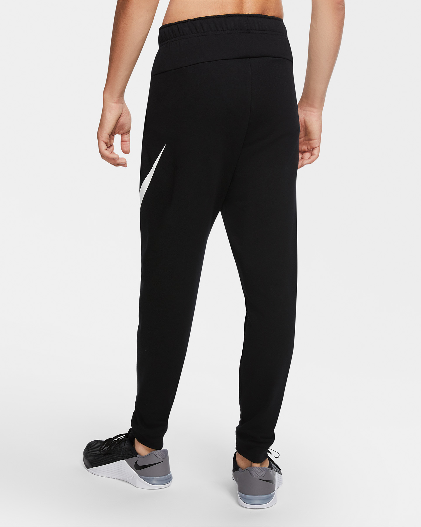 Pantalone training NIKE TAPERED SWOOSH M - Nero - 3 | Cisalfa Sport